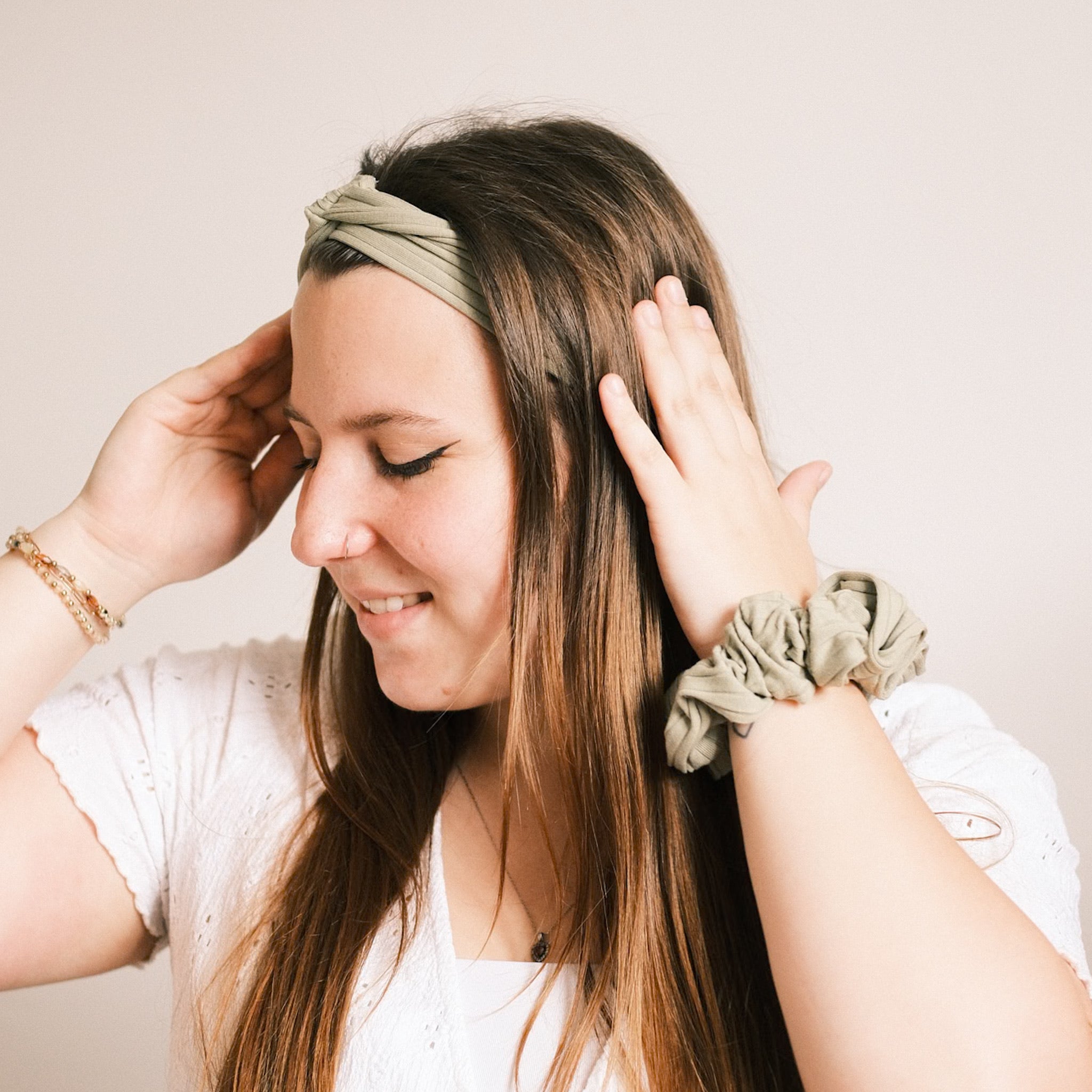 Scrunchie - Sporty Rib Salbei