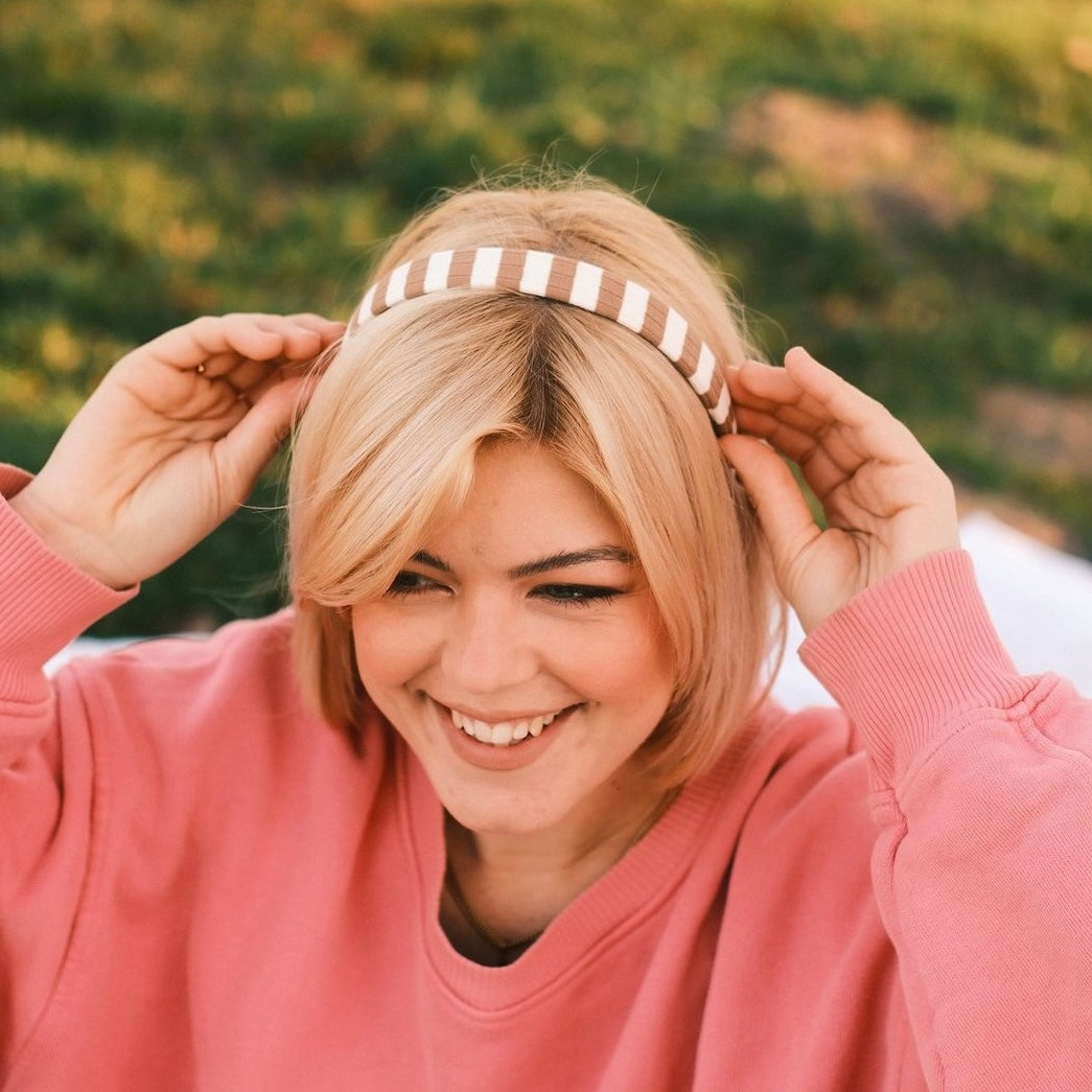 Anna - gestreift Braun