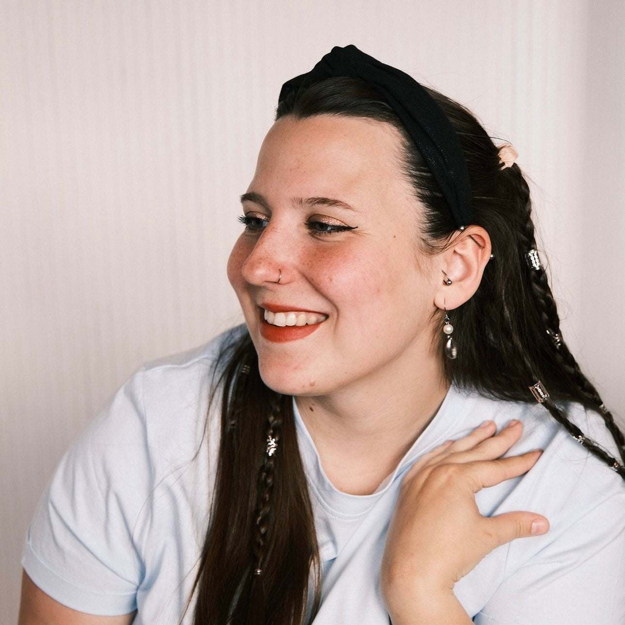 Lilly - Glitzer schwarz