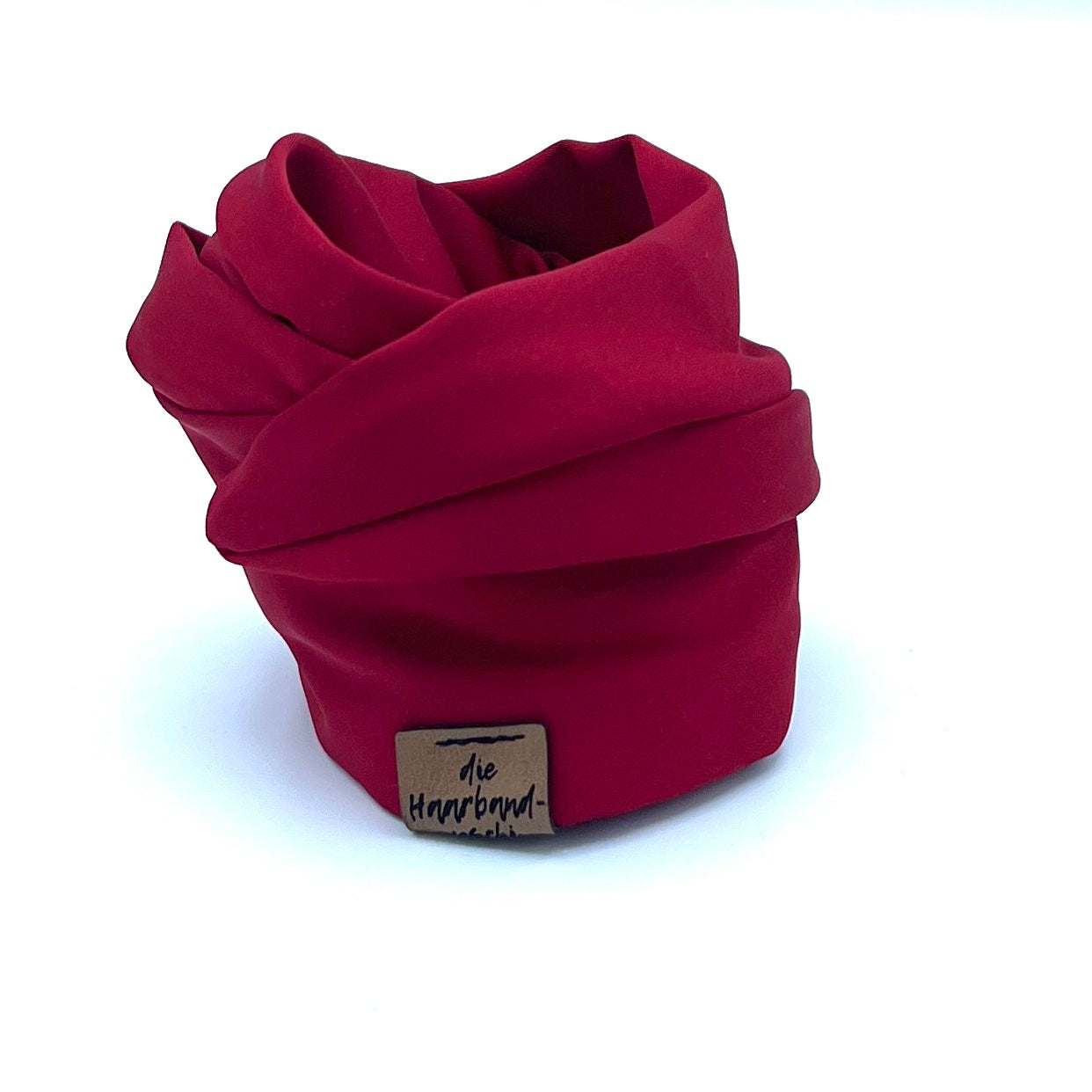 Drahthaarband Satin Rot