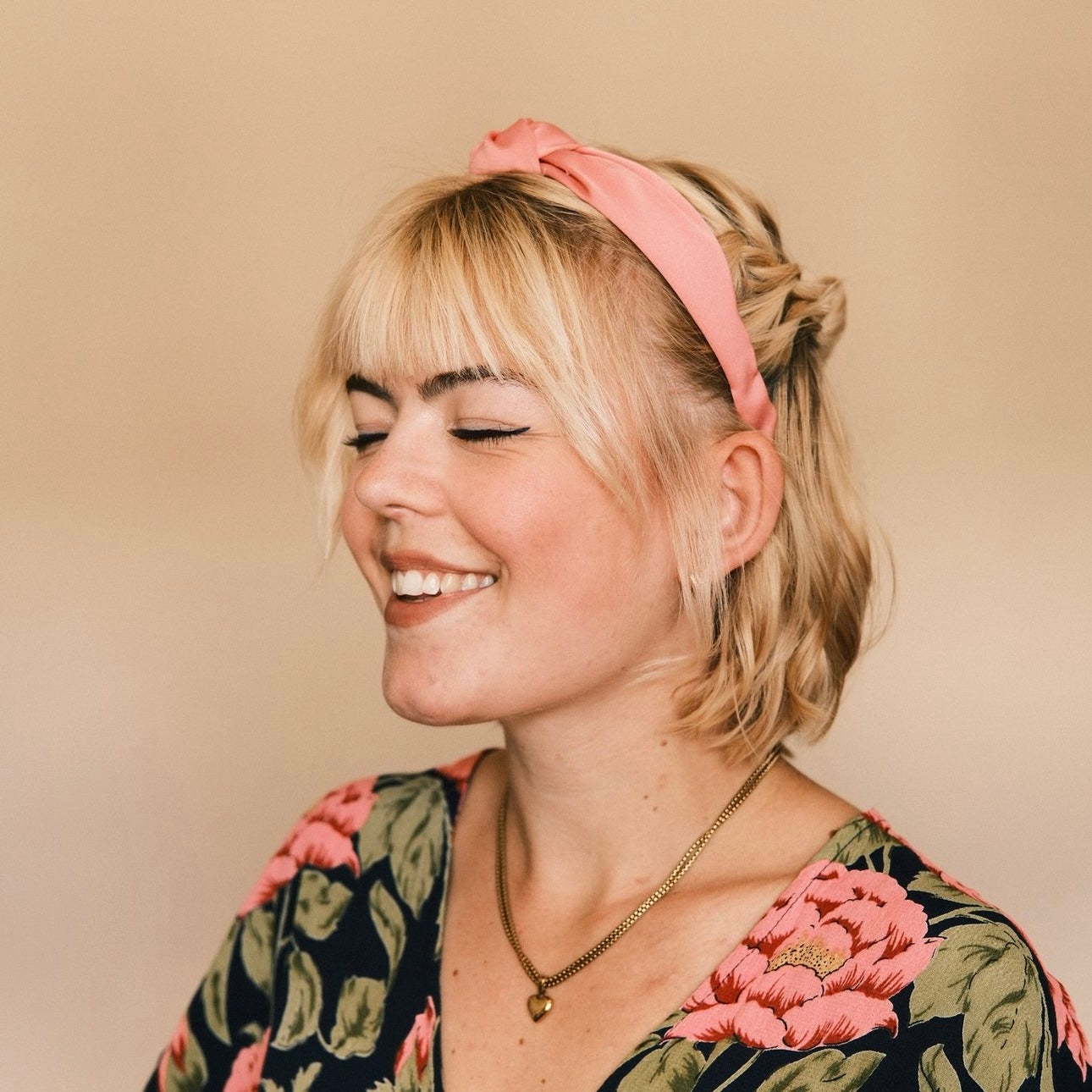 Rosalie - Apricot Satin