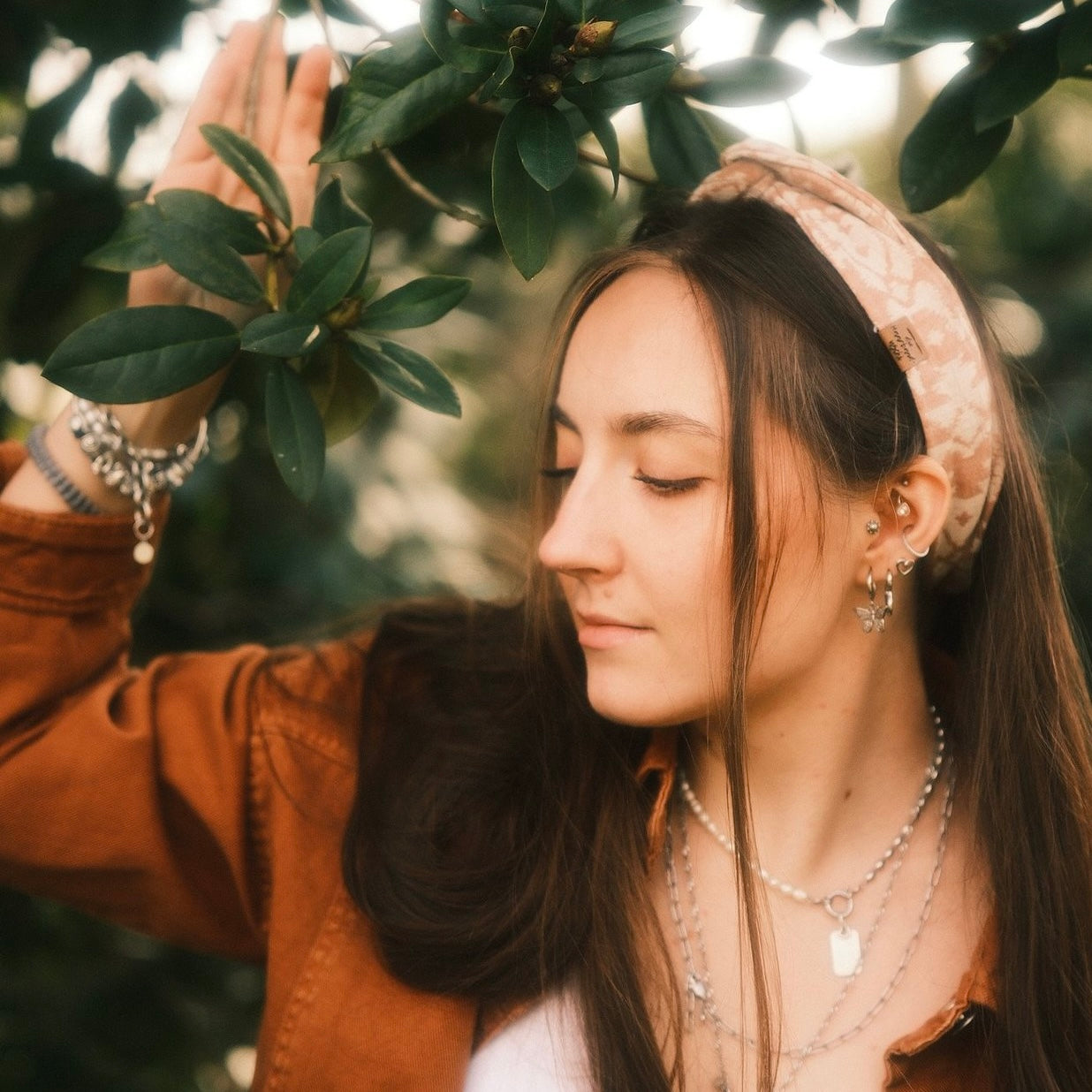 Drahthaarband Ethno rosé