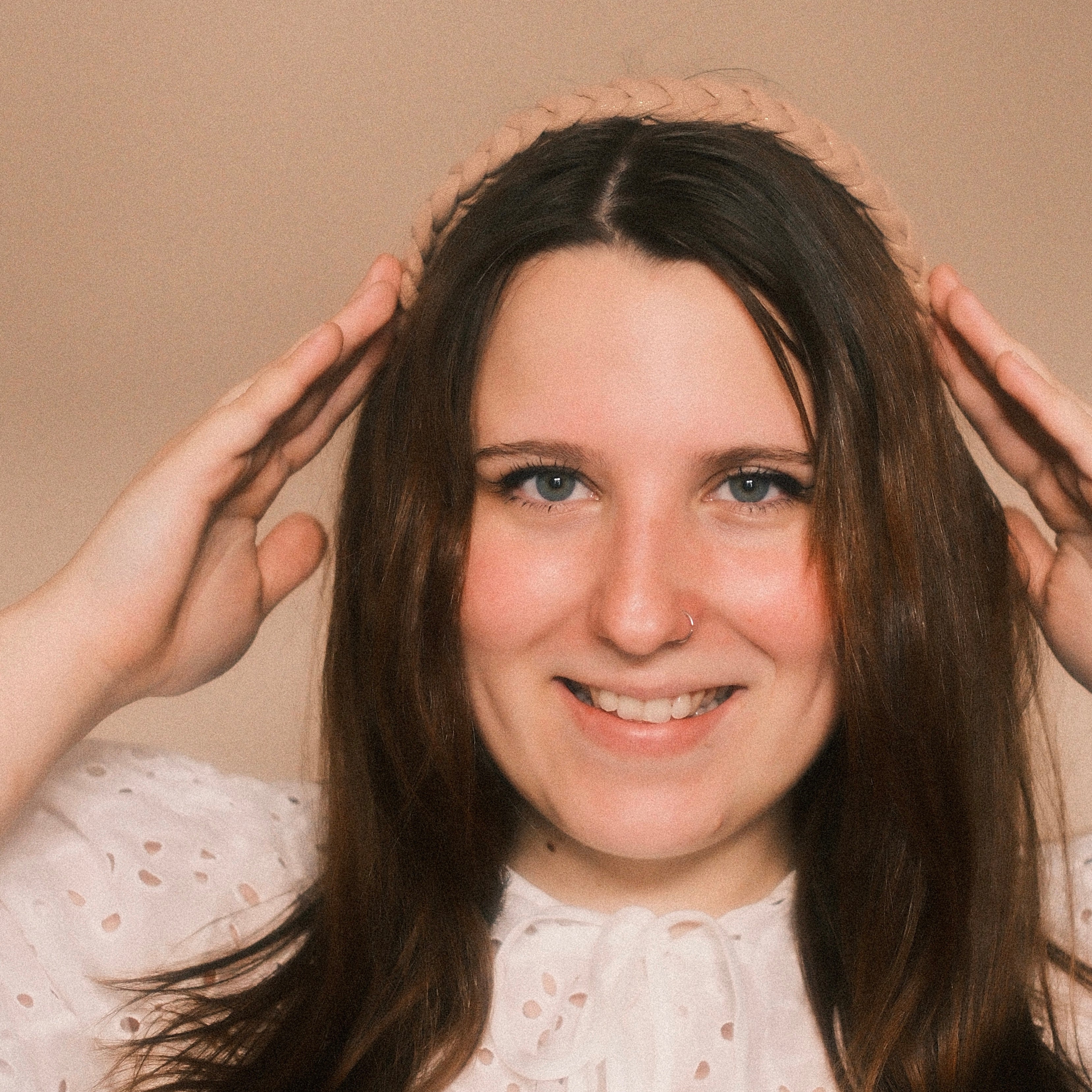 Leni - Glitzer Beige