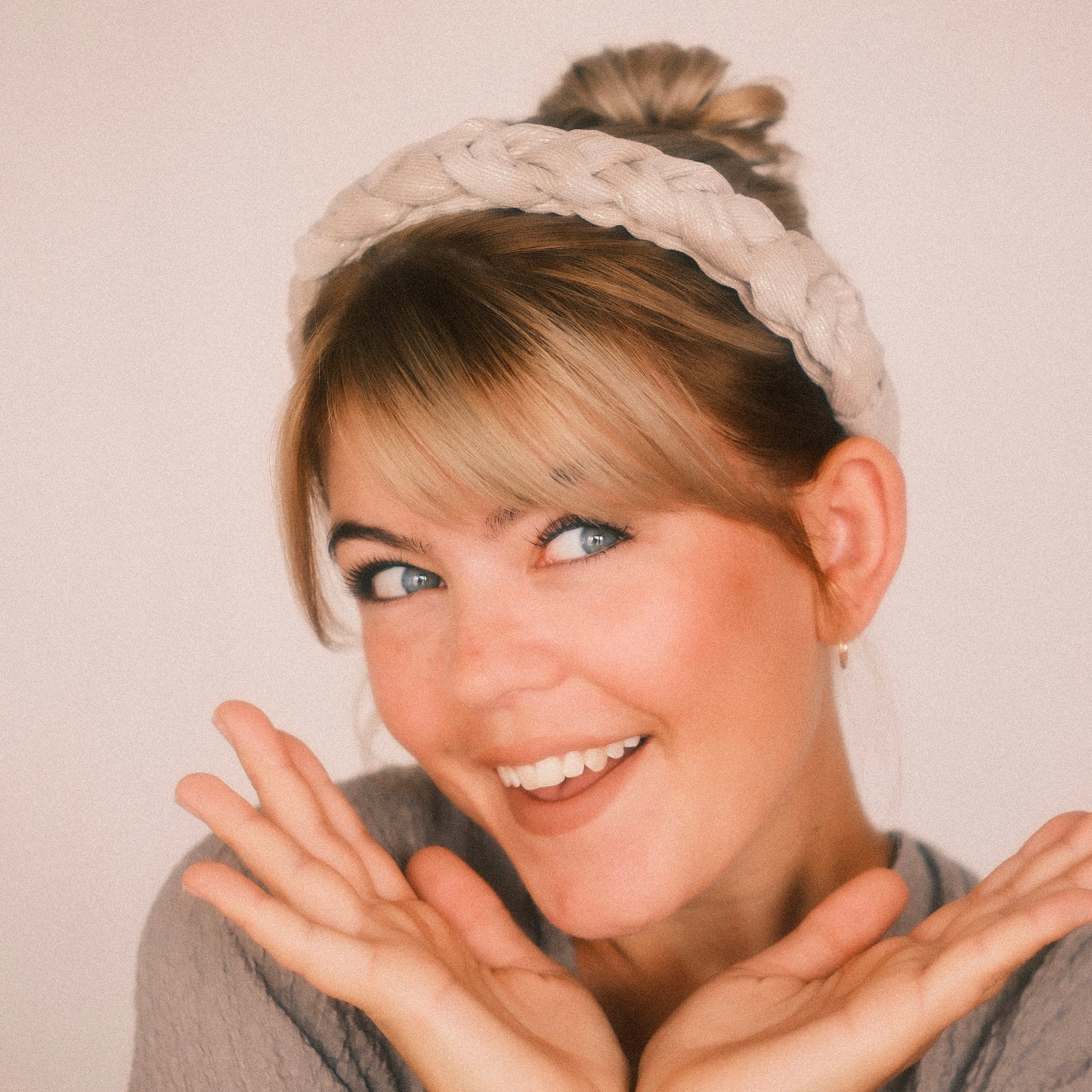 Hedda - Glitzer Beige