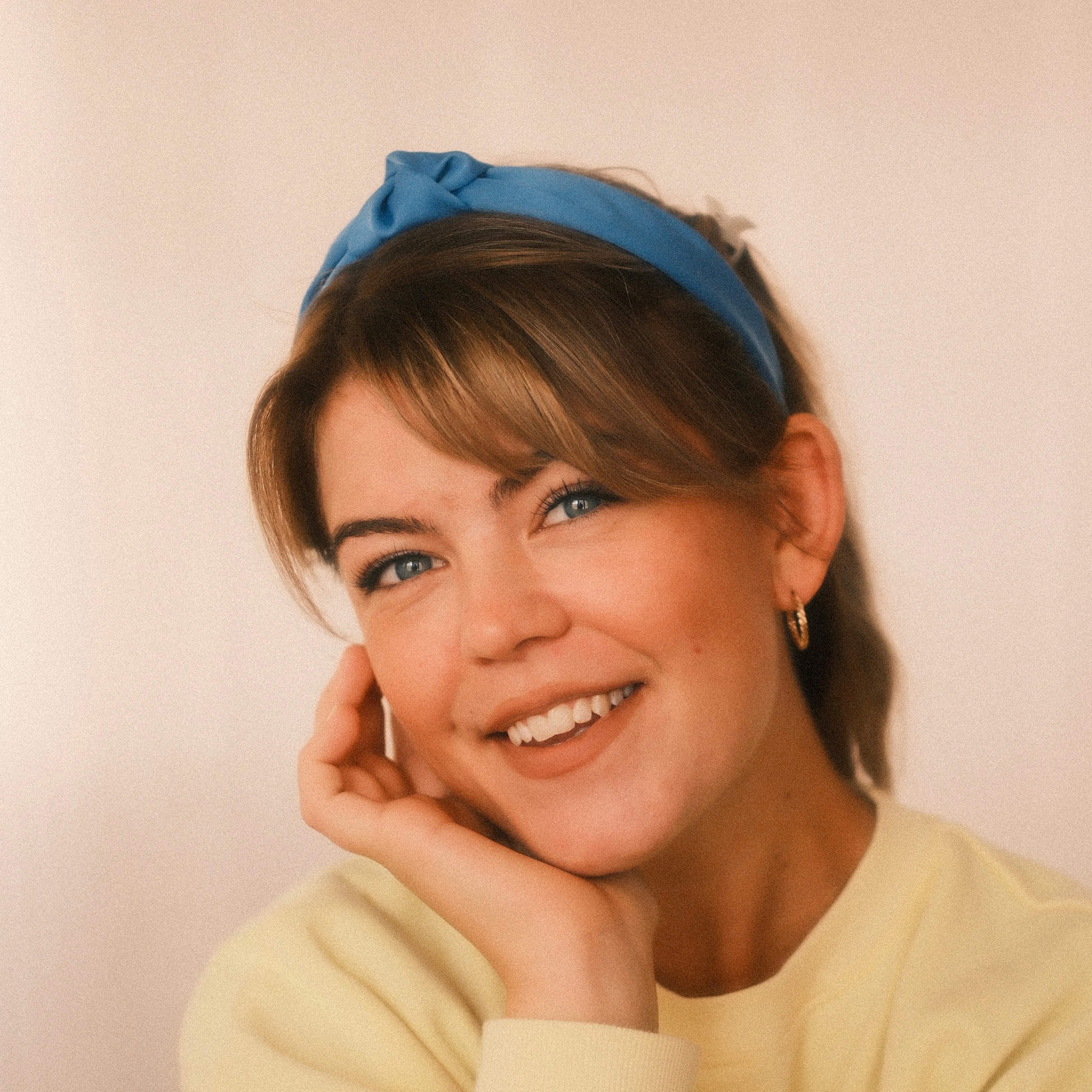 Rosalie - Satin Mittelblau