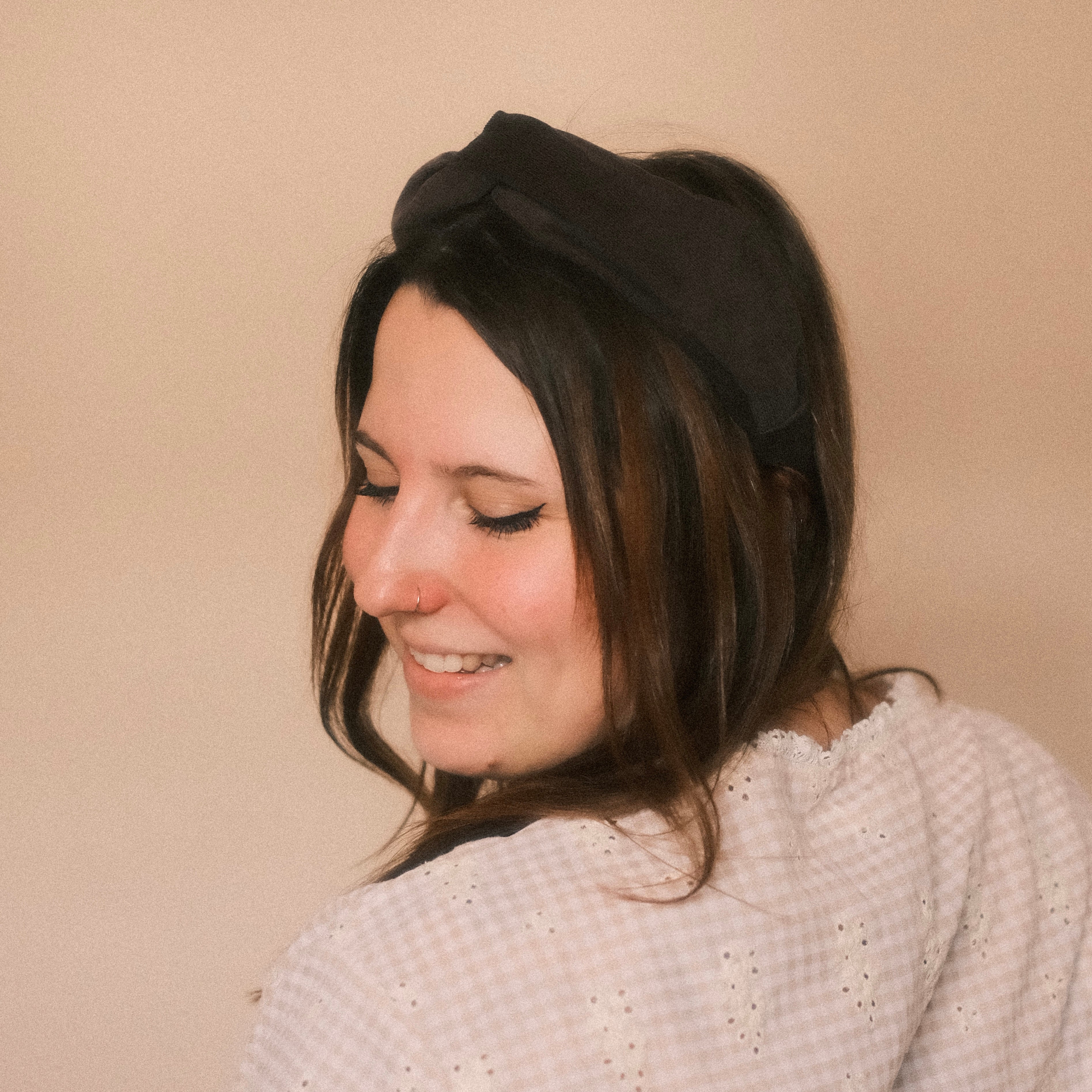 Viky Haarreif - Feincord Schokobraun