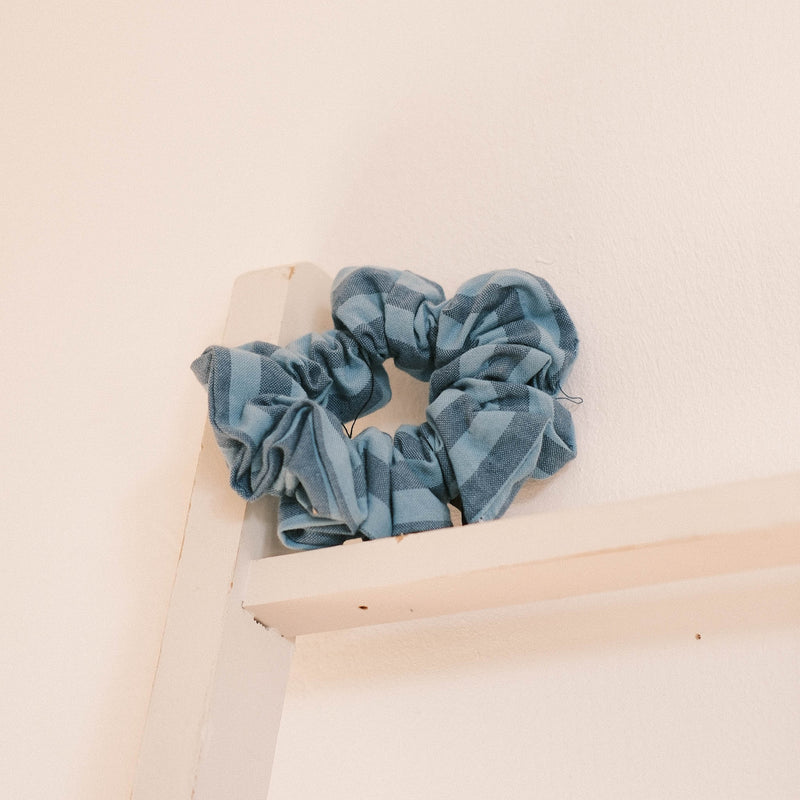 Scrunchie – Blaustreifen