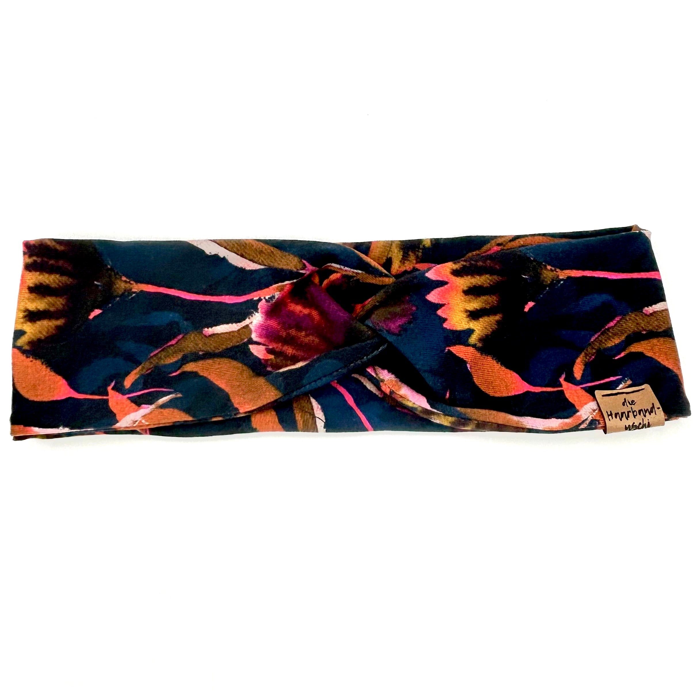 Basic Haarband - Herbstzauber Dunkelblau