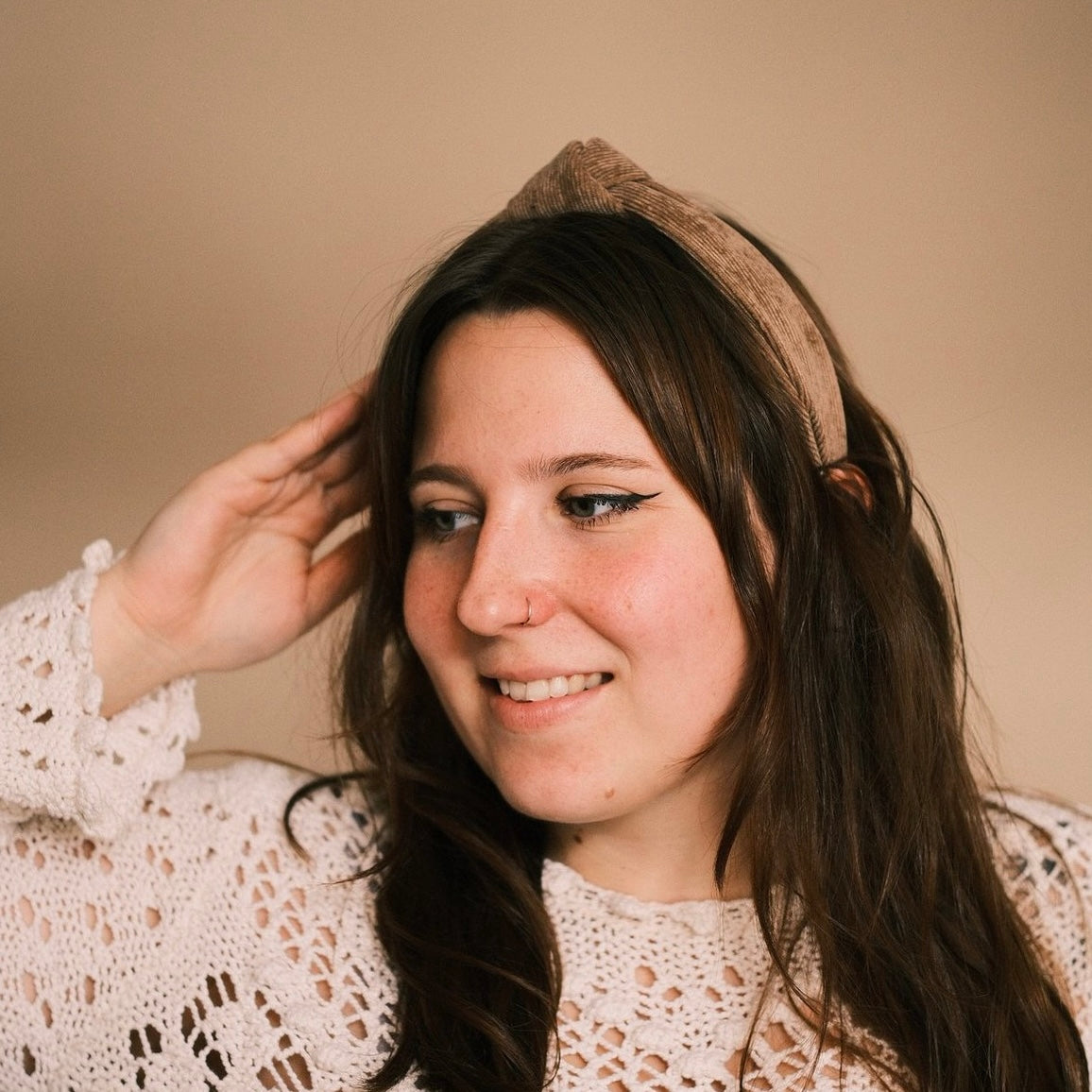 Milla - hellbraun KNOTEN Haarreif