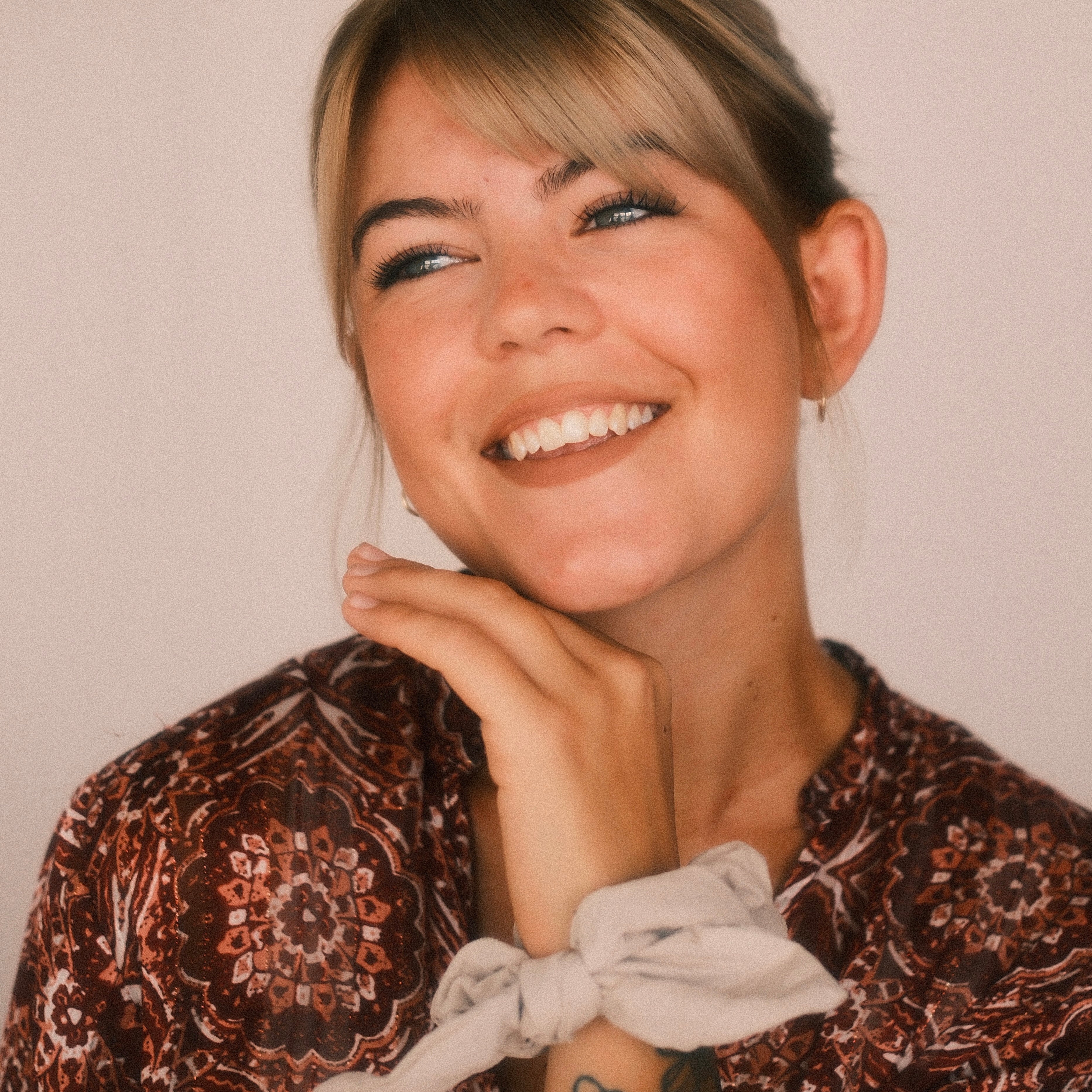 Scrunchie - Feincord Beige