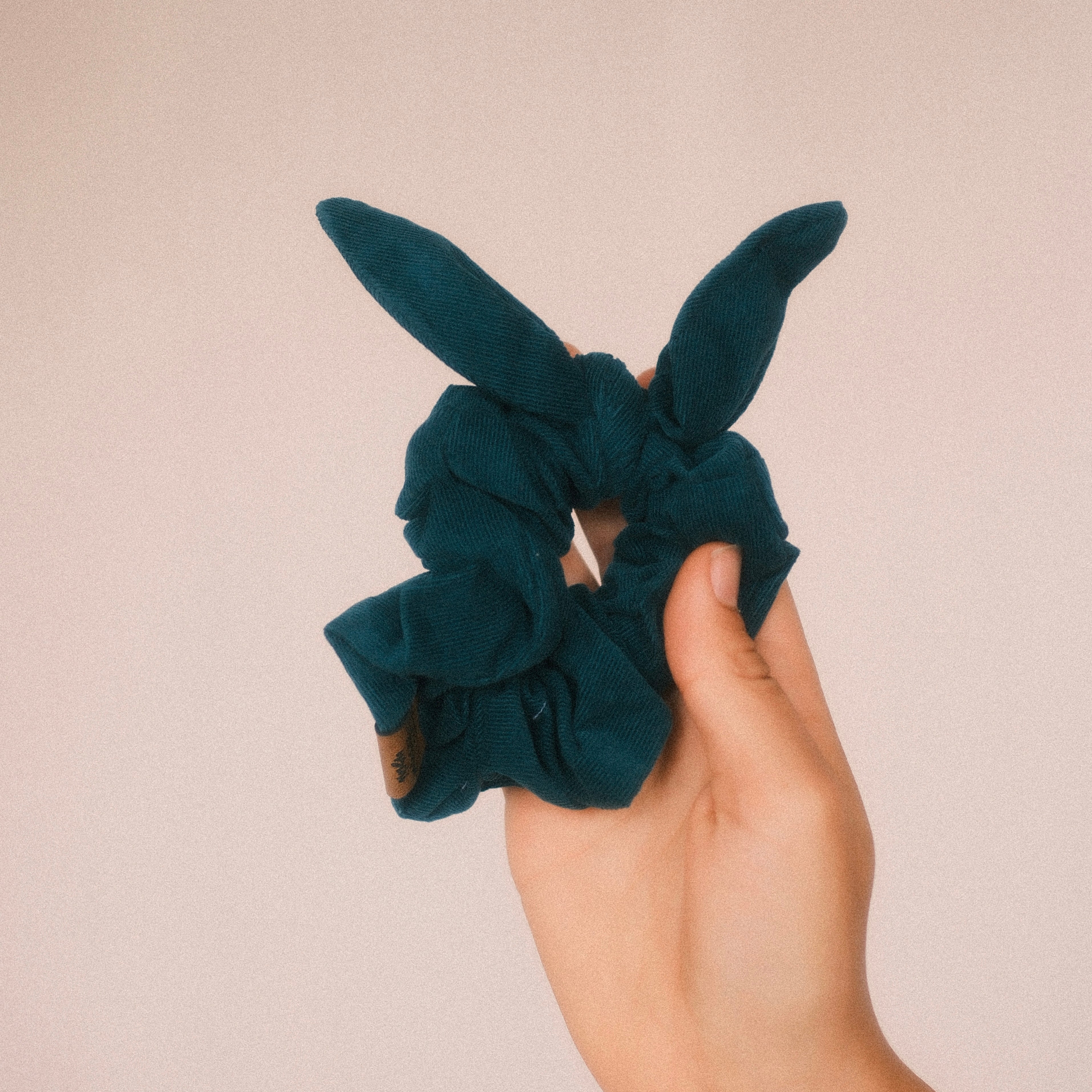 Scrunchie - Feincord Petrol