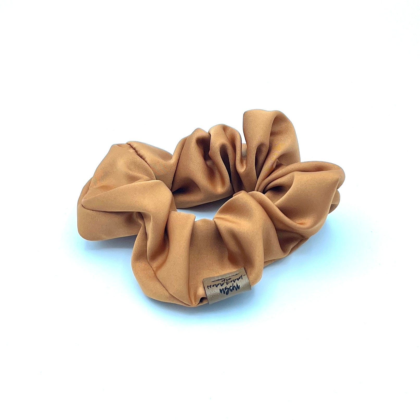 Scrunchie Satin Golden Safran
