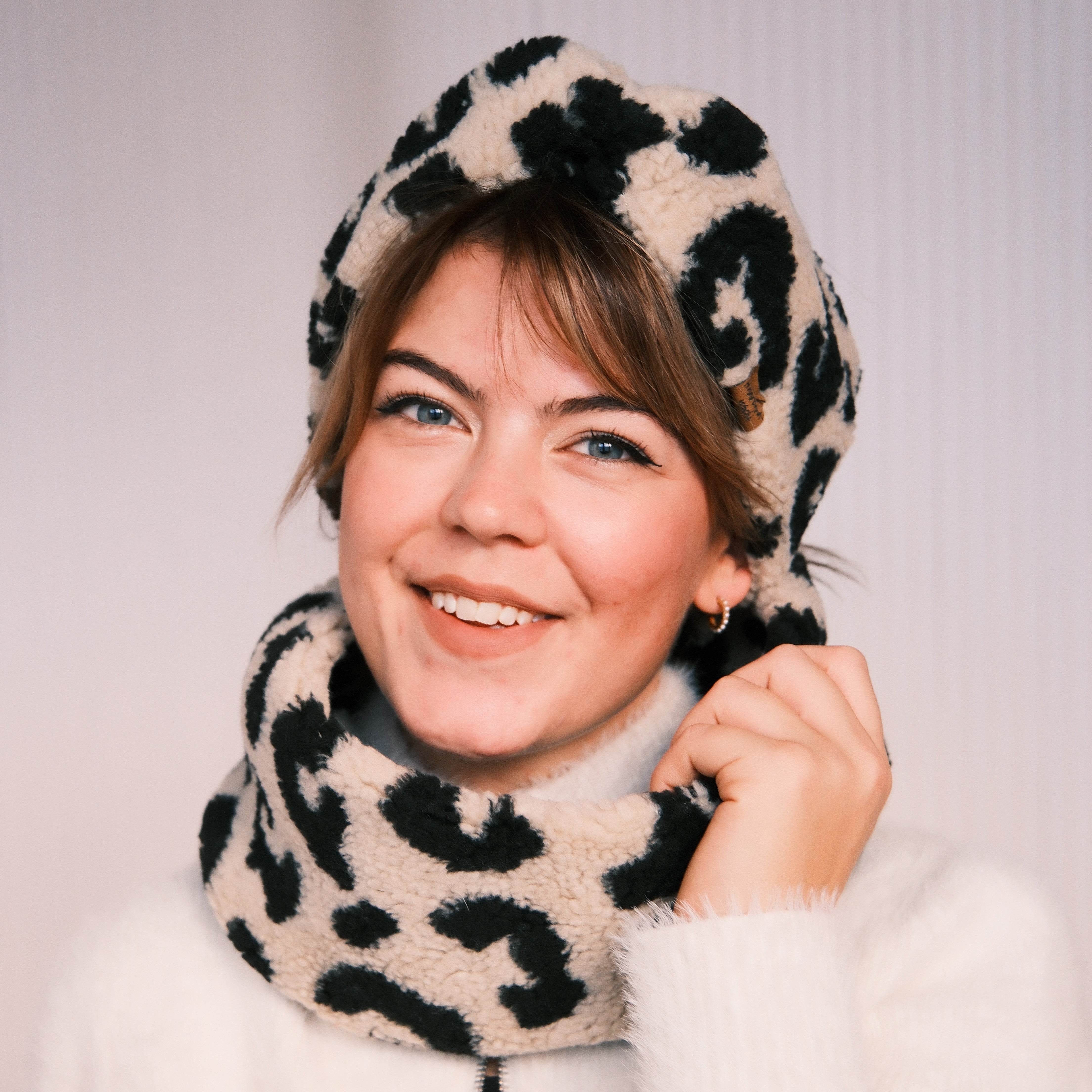 Basic Haarband - Teddy Schwarz Leo