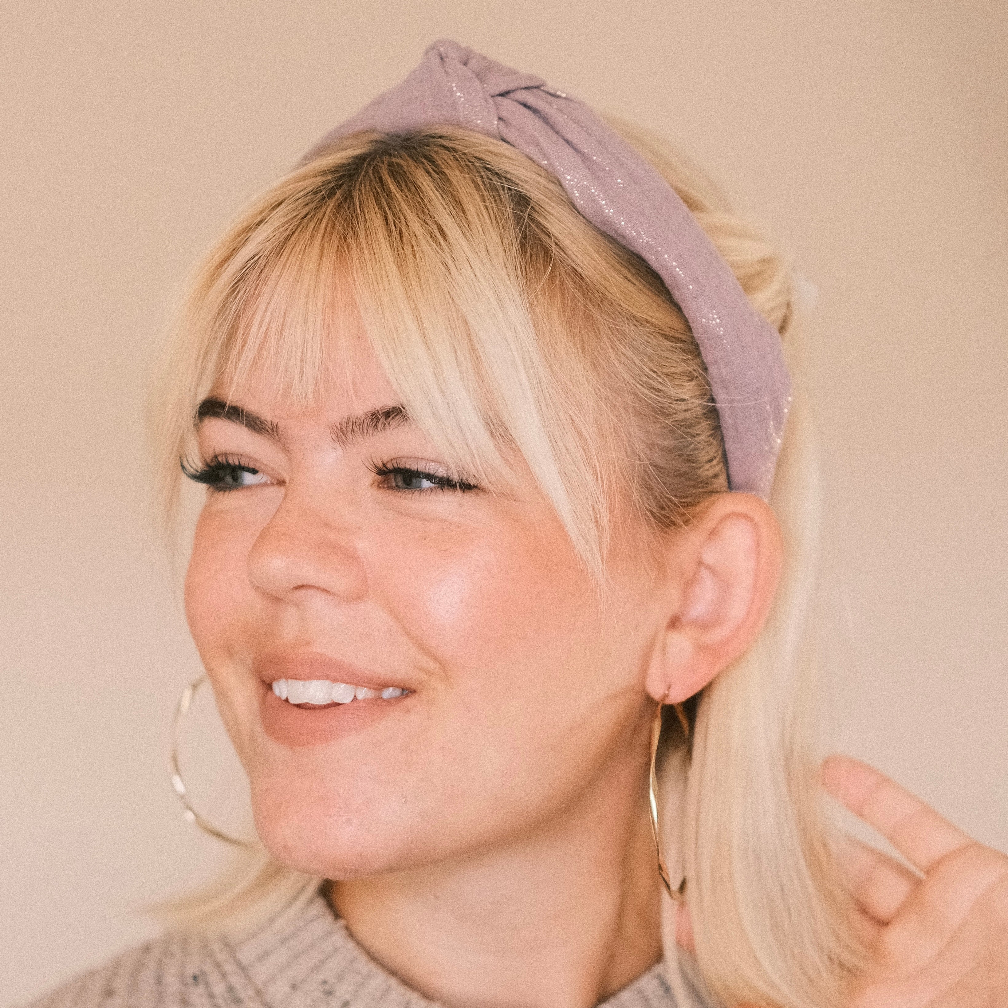 Lilly - Glitzer Flieder