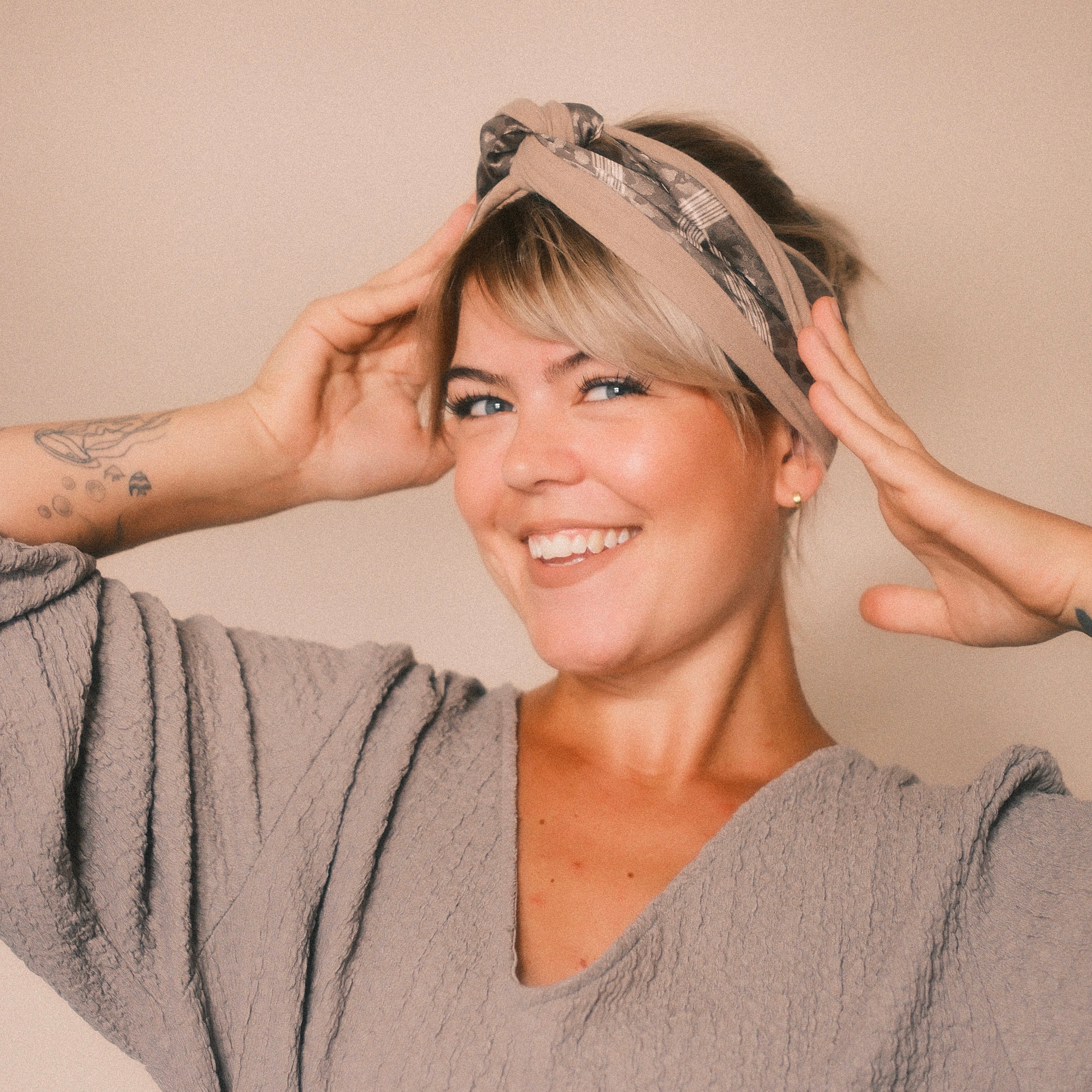 Drahthaarband 2 Seiten - Leo Beige