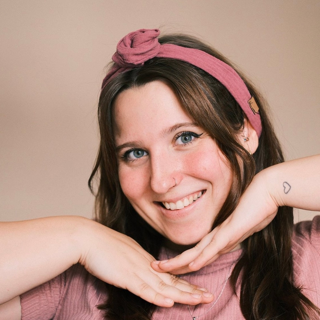 Drahthaarband Musselin Beere