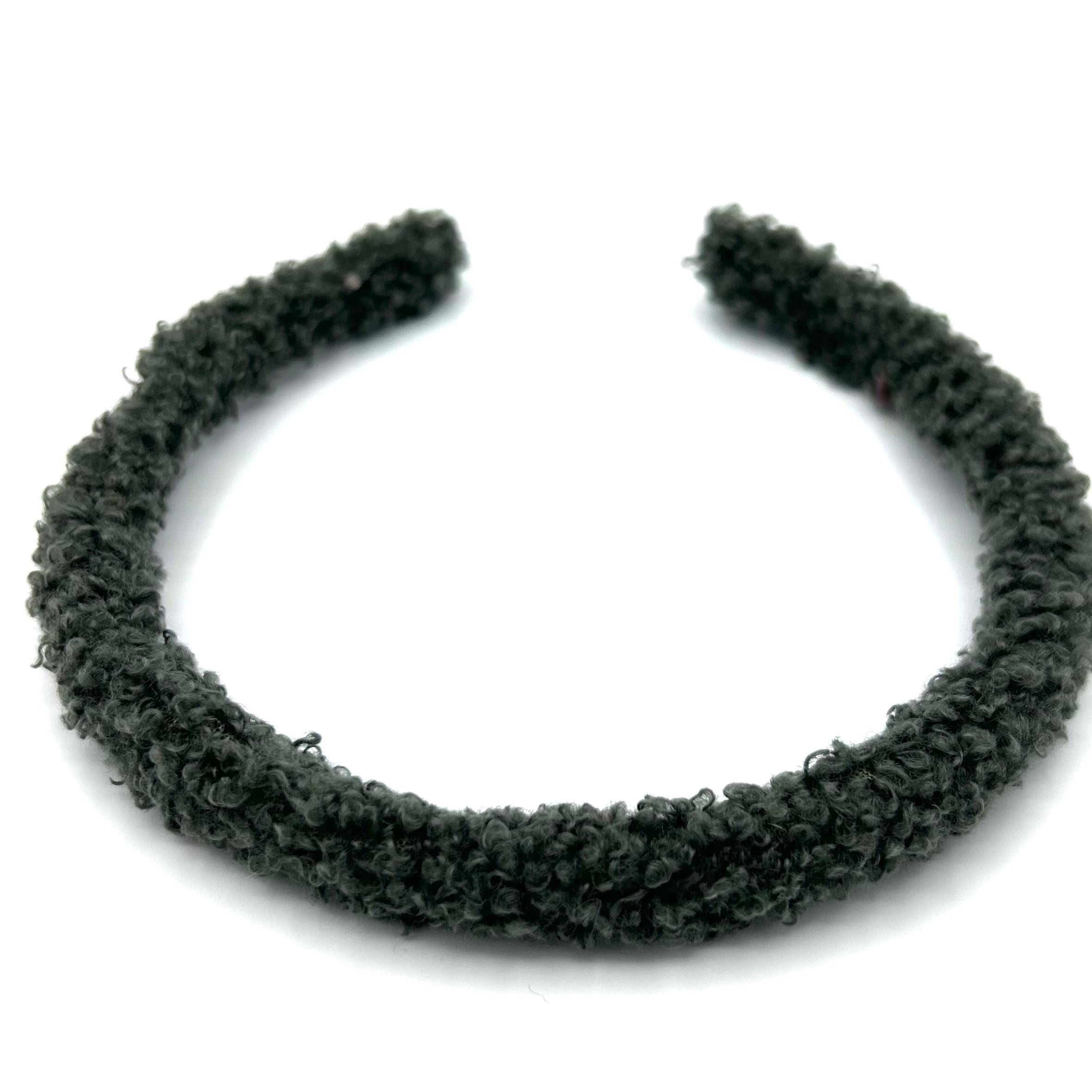 Lina Teddy Waldgrün Haarreif