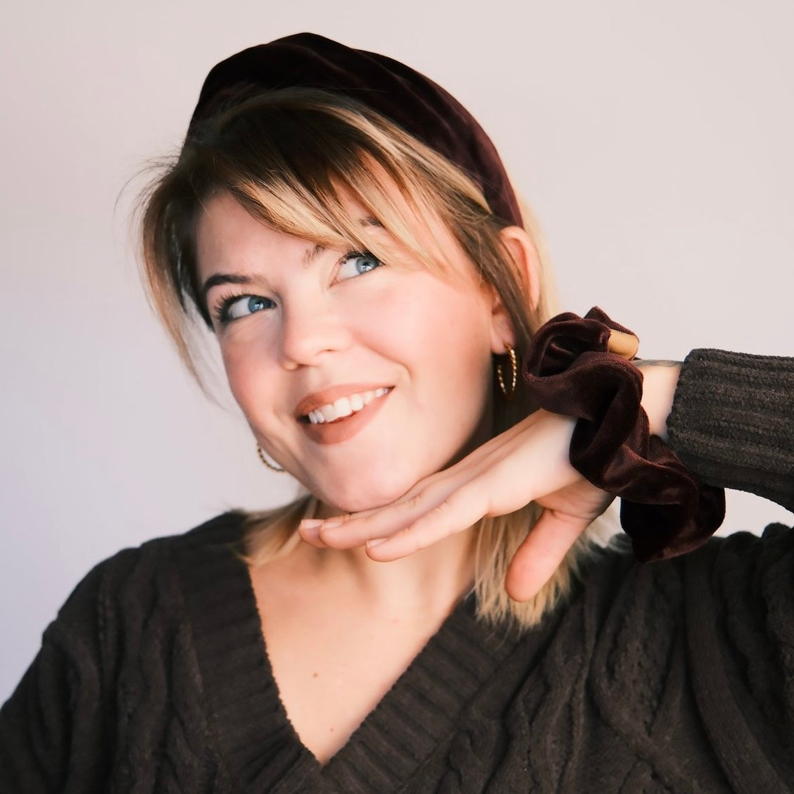 Scrunchie - Samt Violette