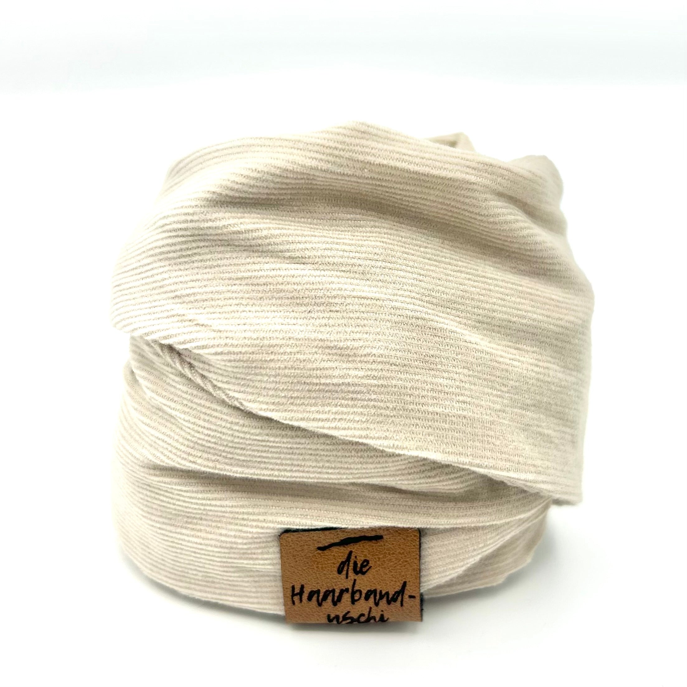 Drahthaarband - Feincord Beige