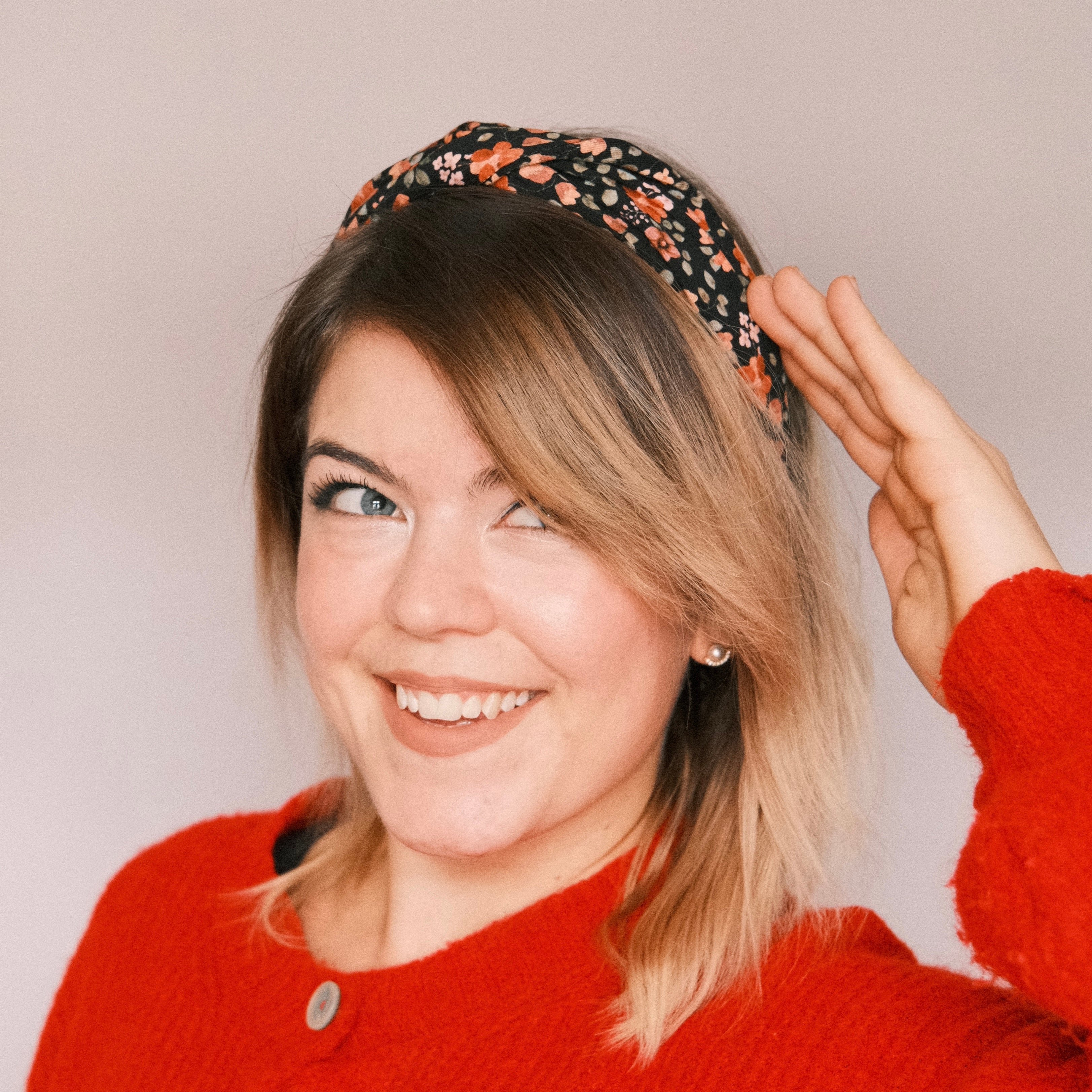 Fritzi - Orange Blumen