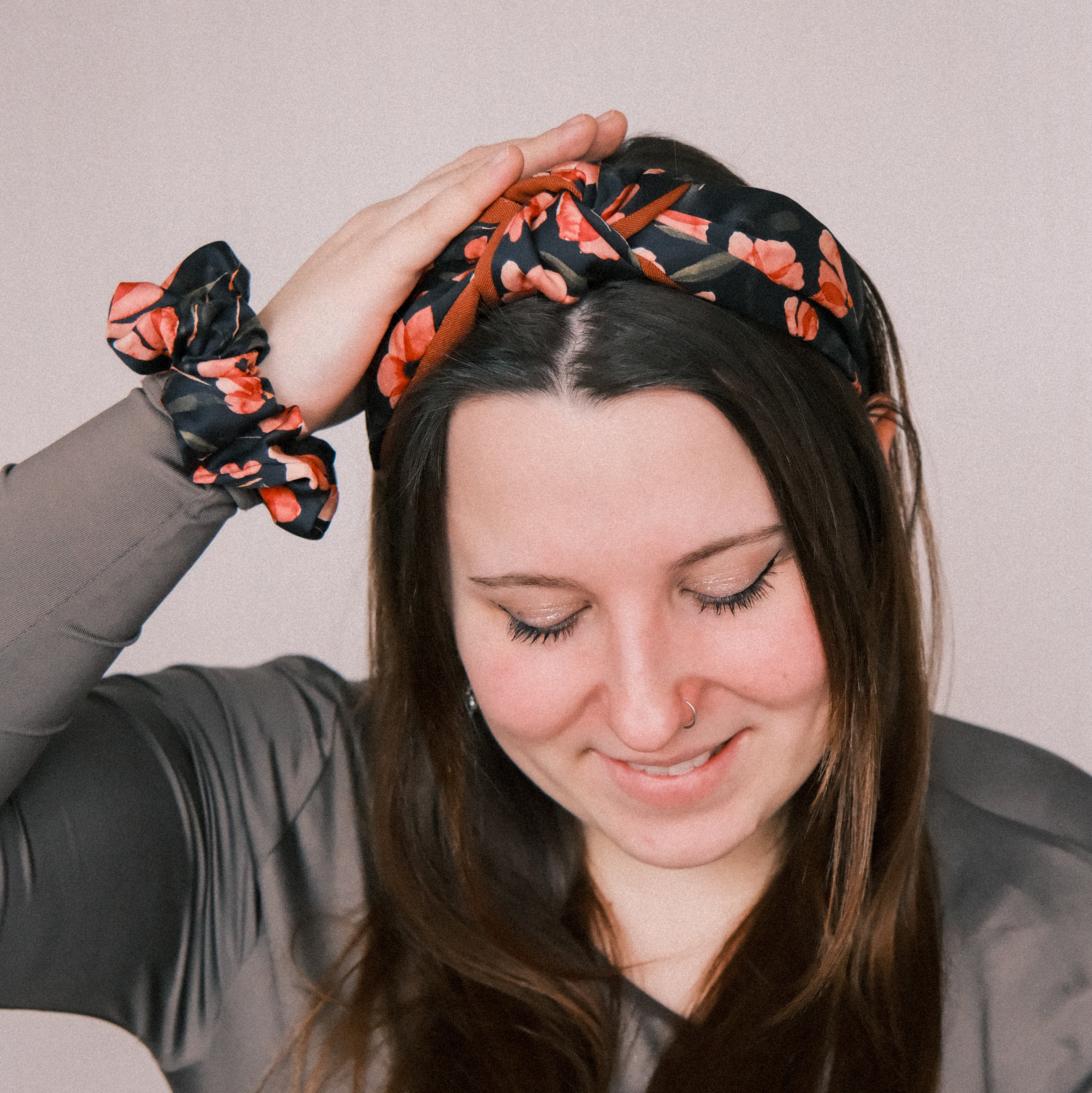 Scrunchie - Velvet Bloom