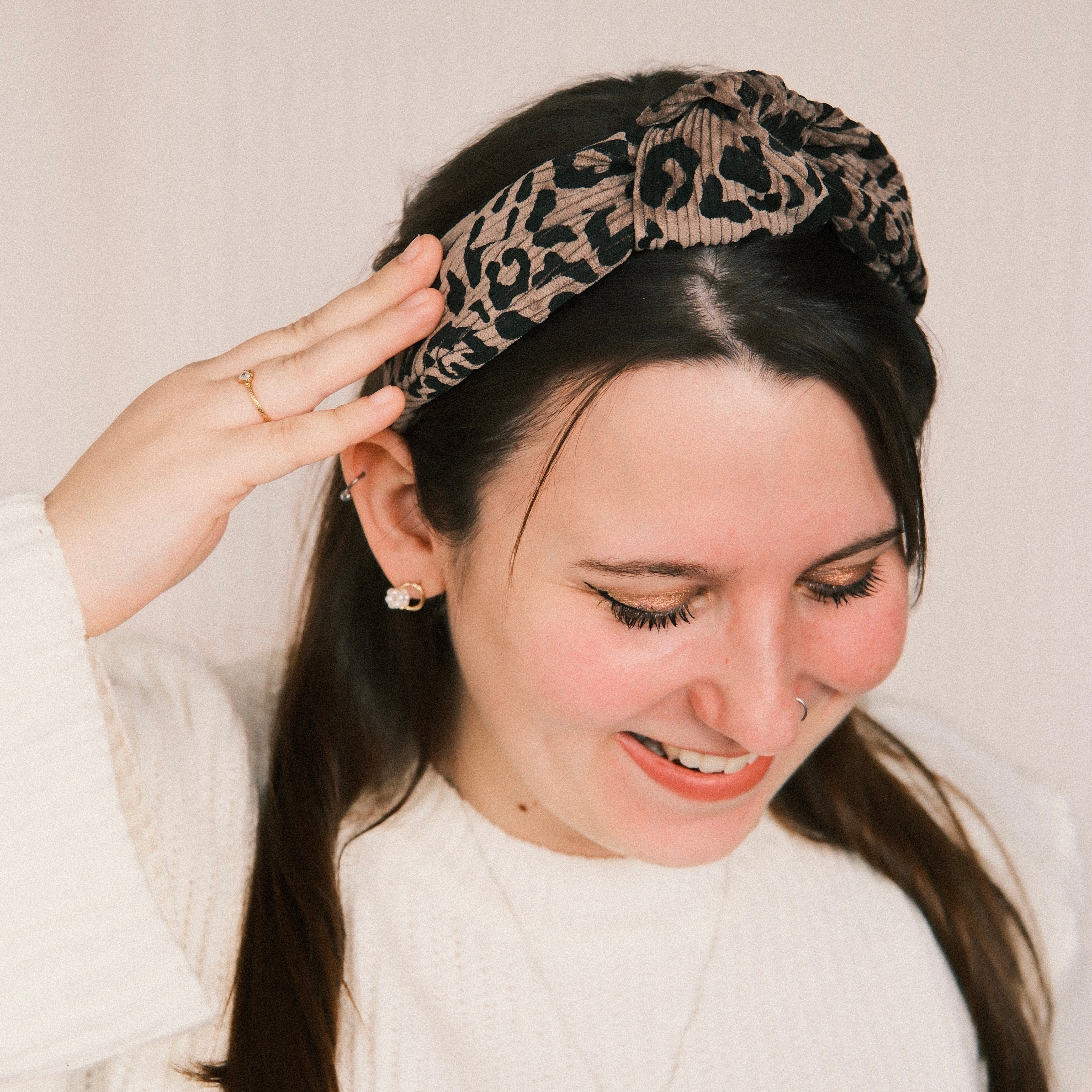 Leyla - Cord Leo Taupe