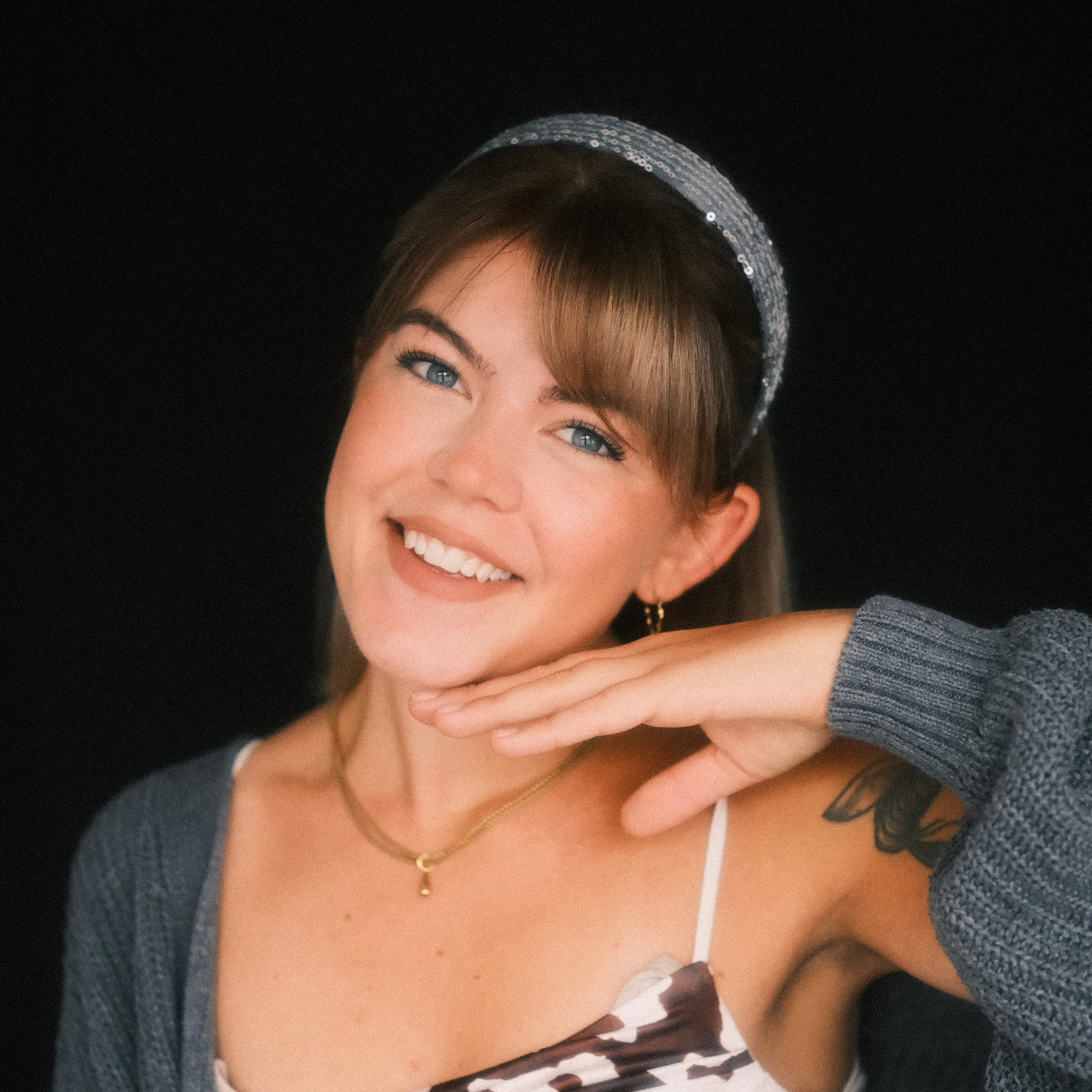 Anne Pailletten Silberglanz