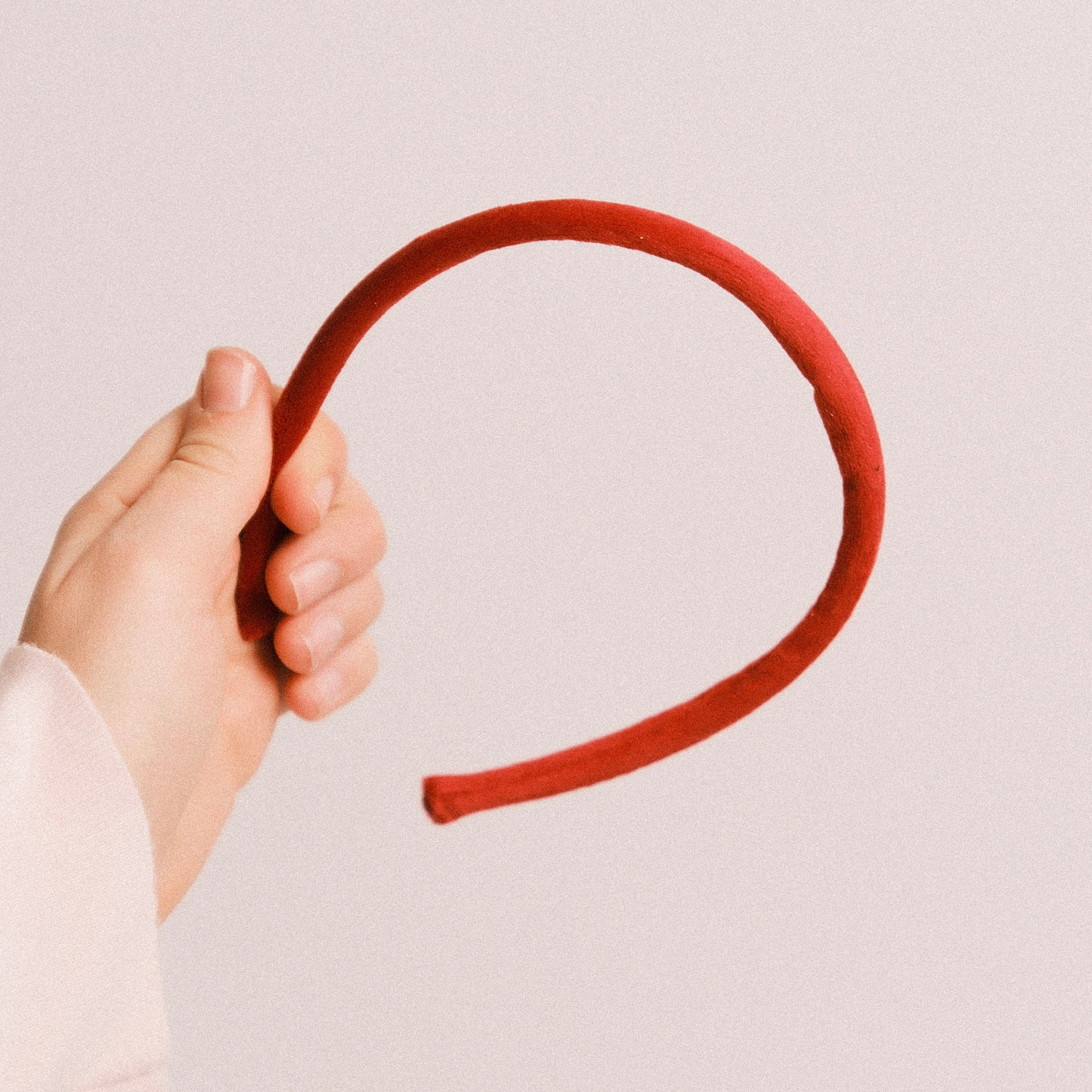 Lina - Samt Coralenrot