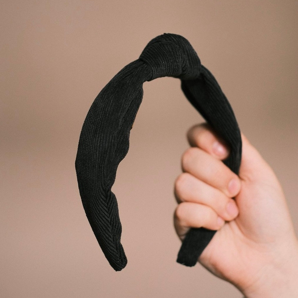 Milla - schwarz KNOTEN Haarreif