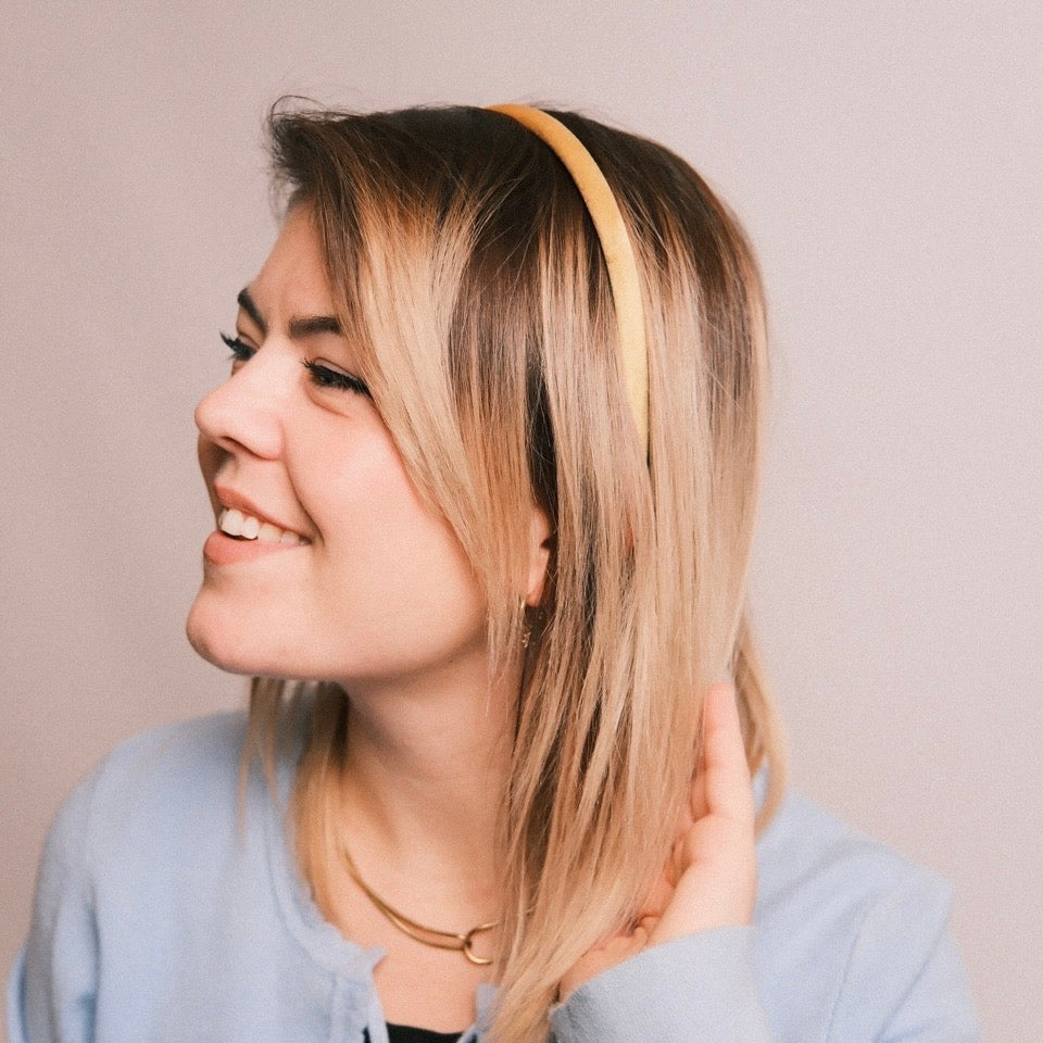 Lina - Samt Sonnengelb