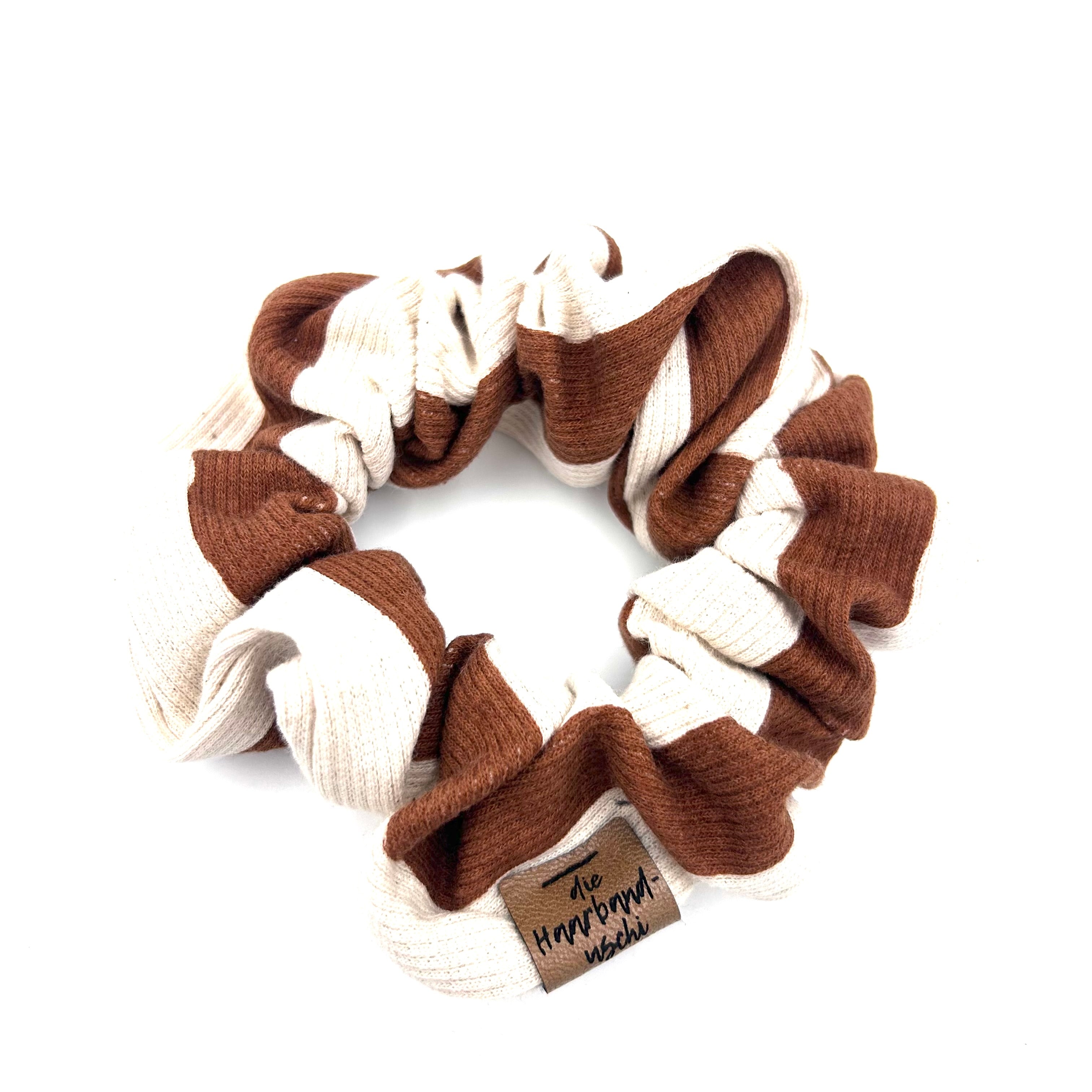 Scrunchie - Stripes Braun