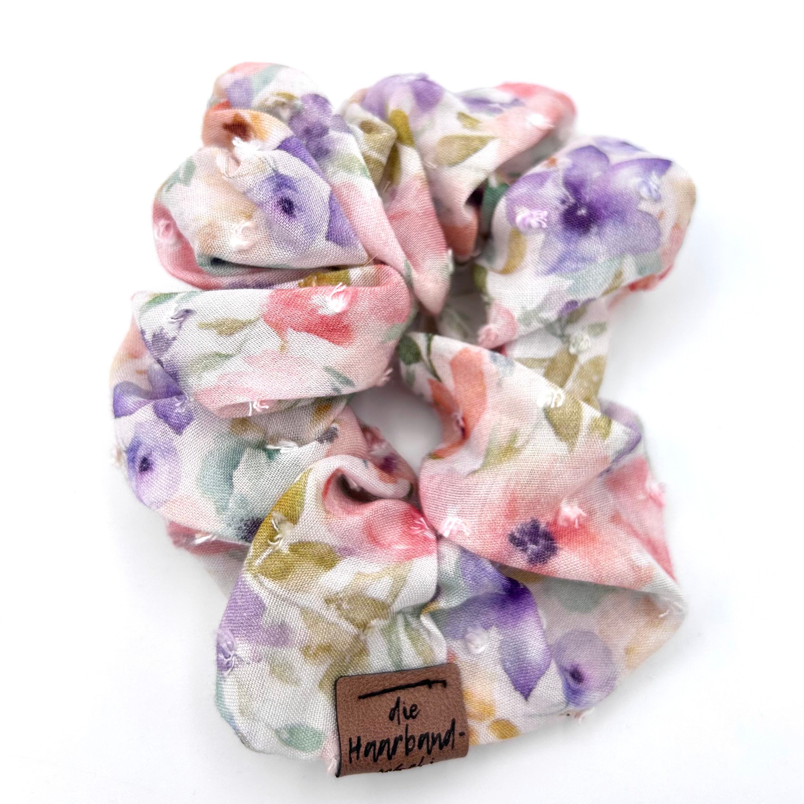 Scrunchie - zarte Blumen