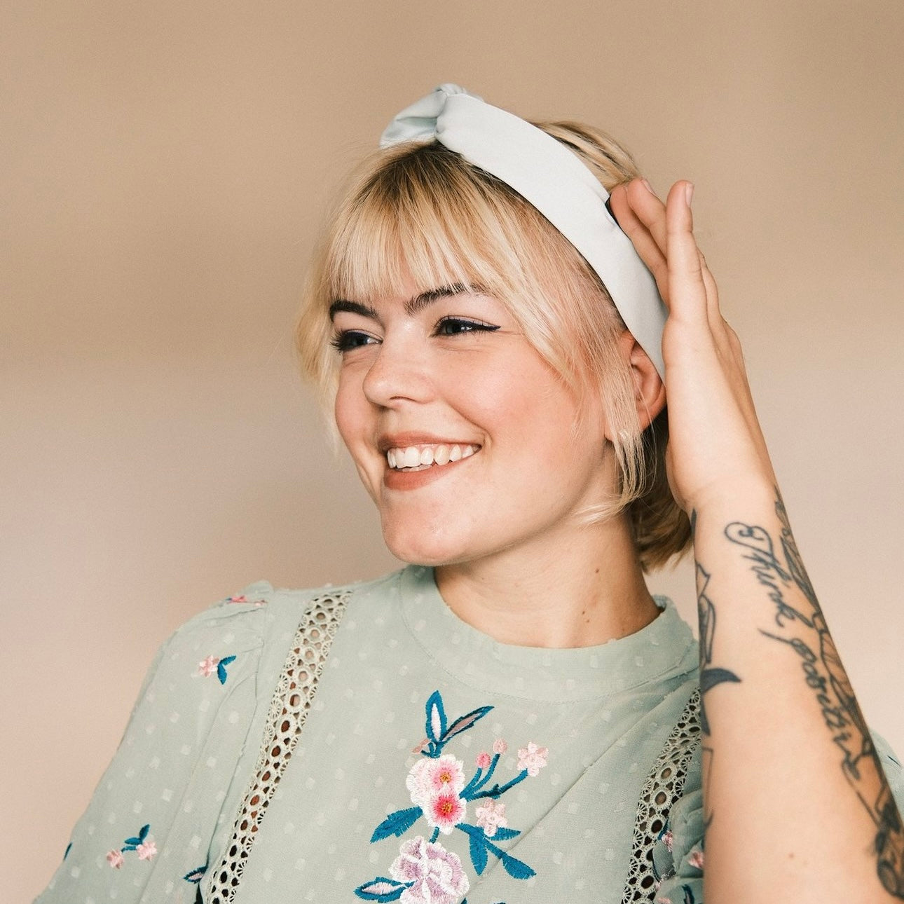 Drahthaarband Satin Mint