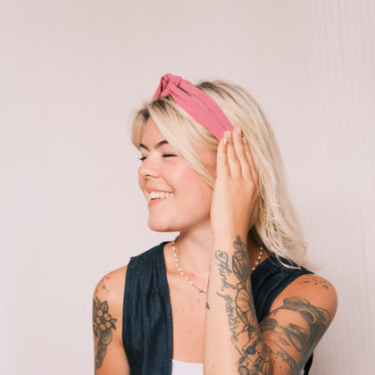 Drahthaarband Schmal - Soft Touch Fuchsia
