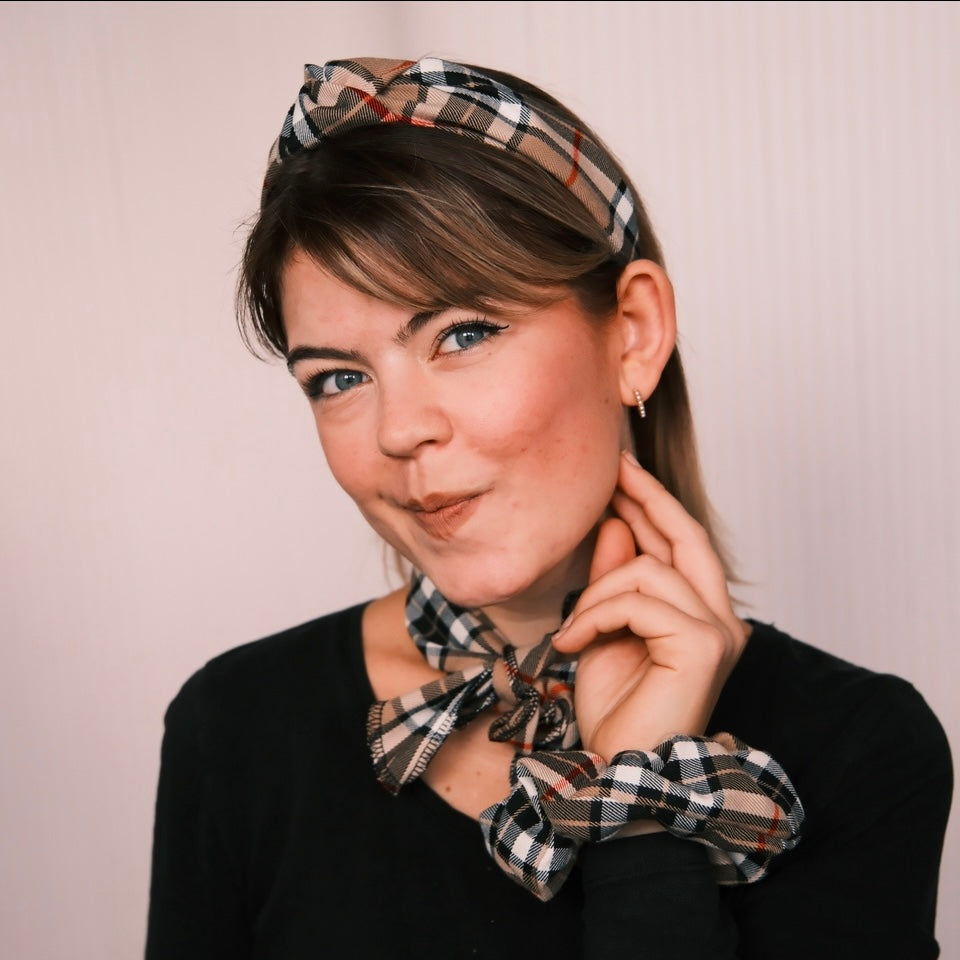 Mikro Schal - Caramel Noel