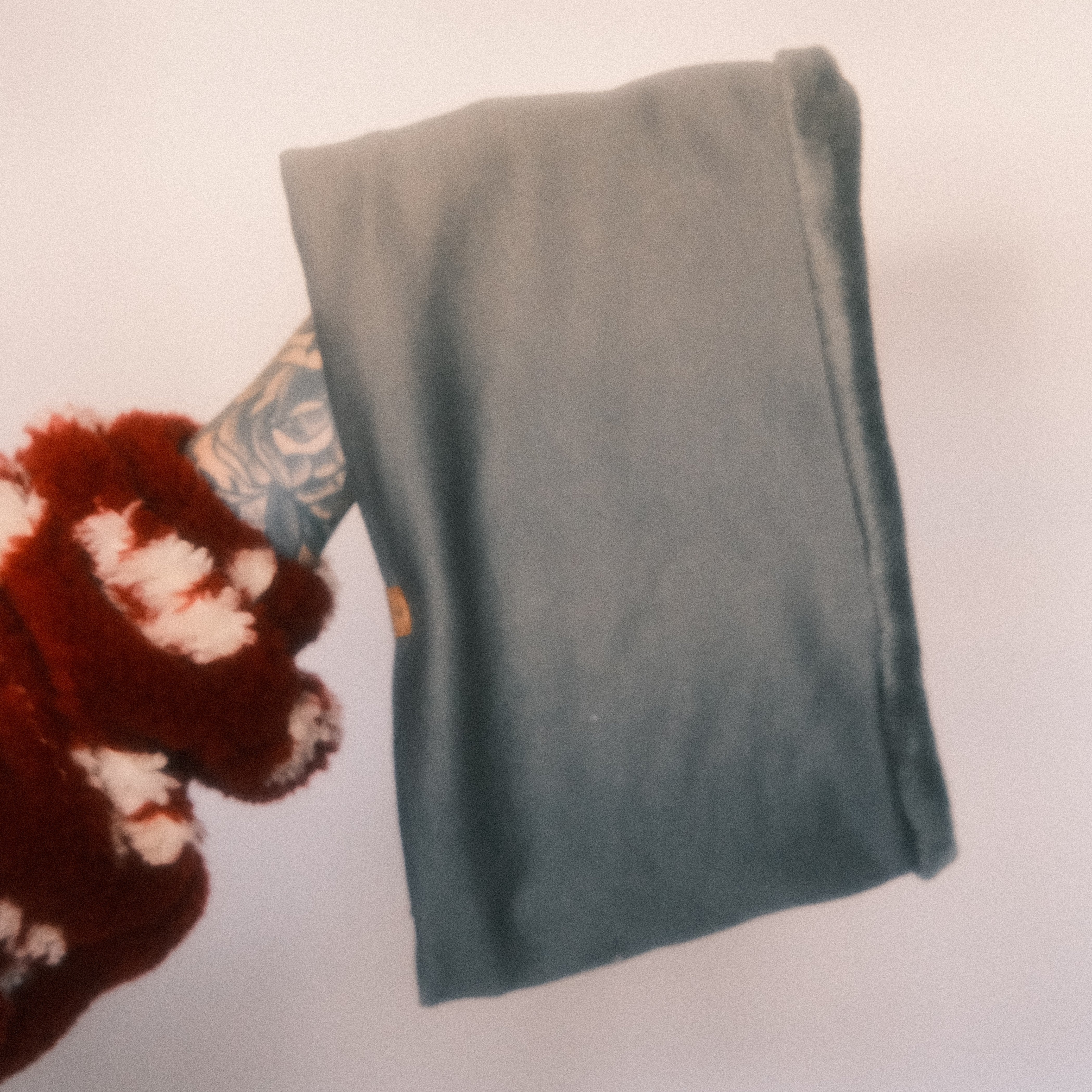 Loop - Samt gefüttert Petrol