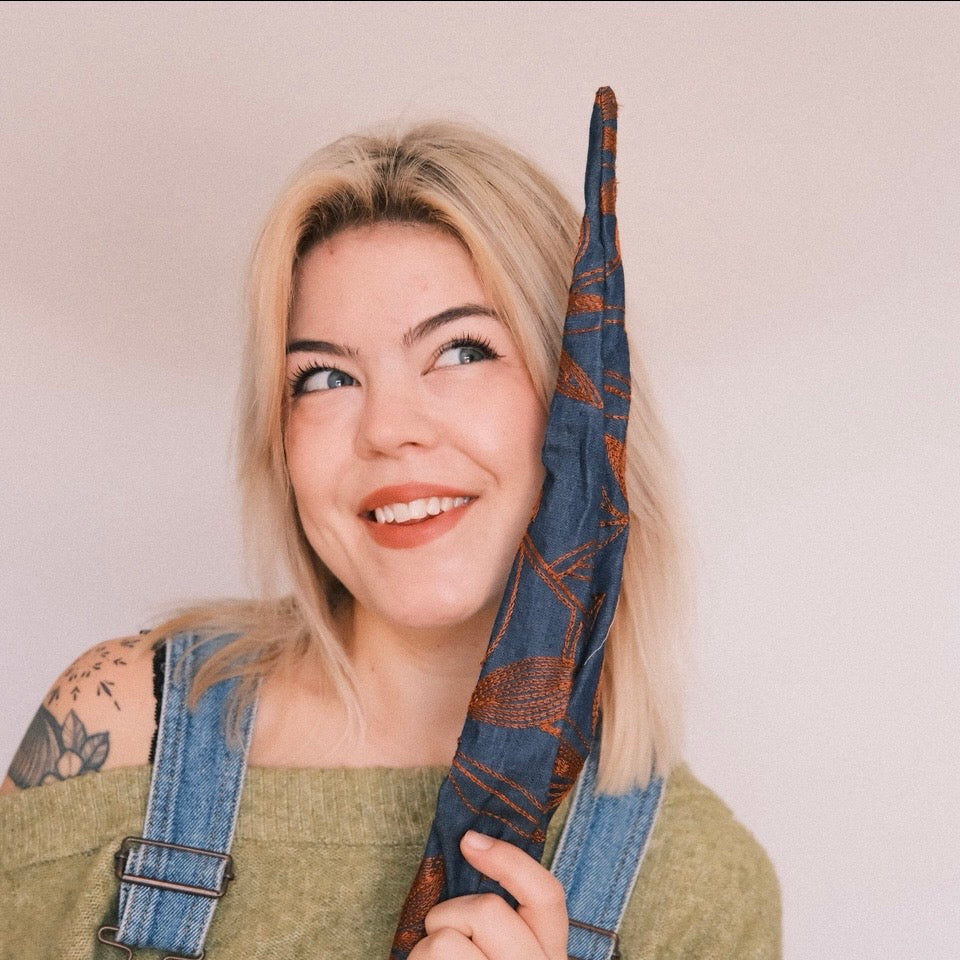Drahthaarband schmal - Boho Jeans Rost