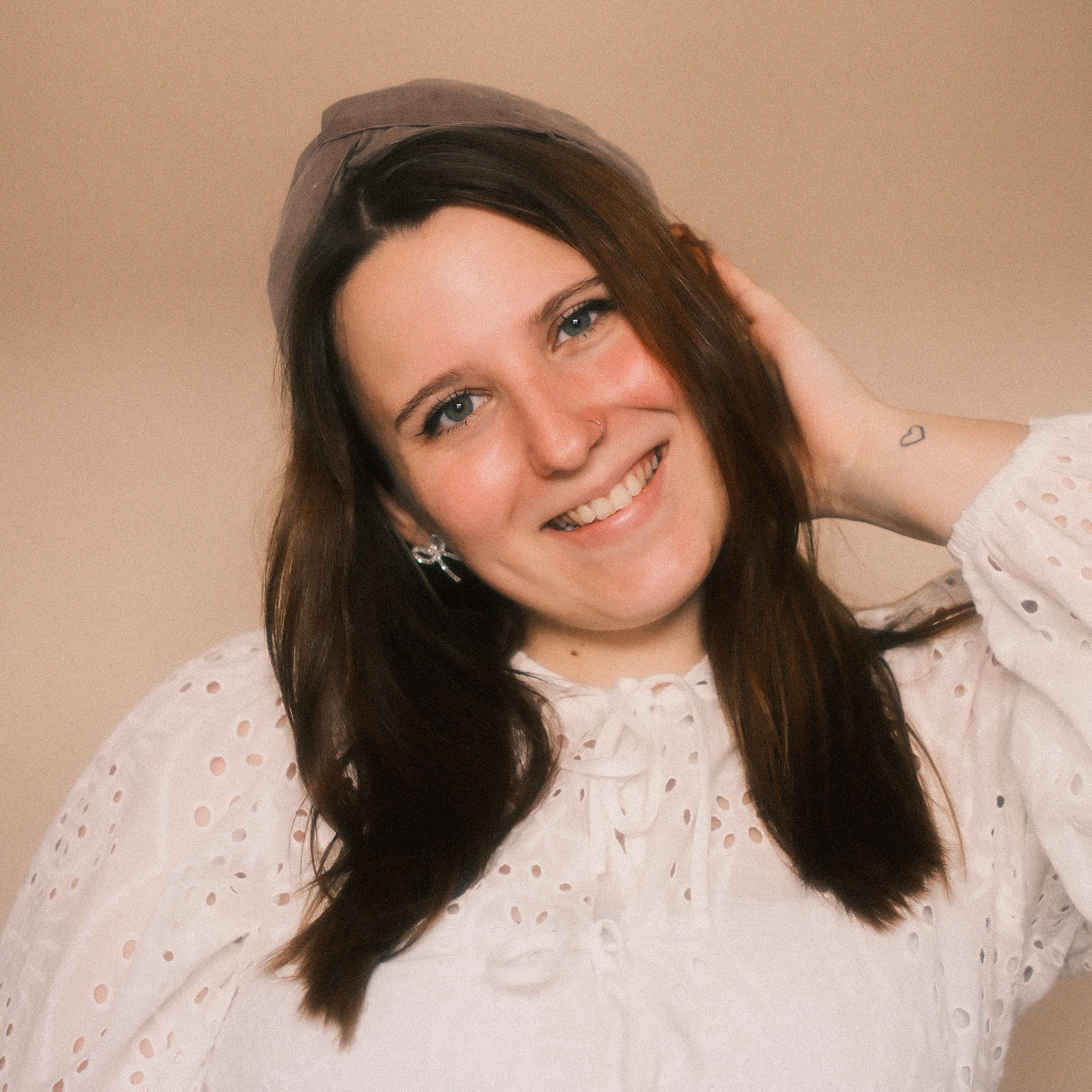 Viky Haarreif - Feincord Hellbraun