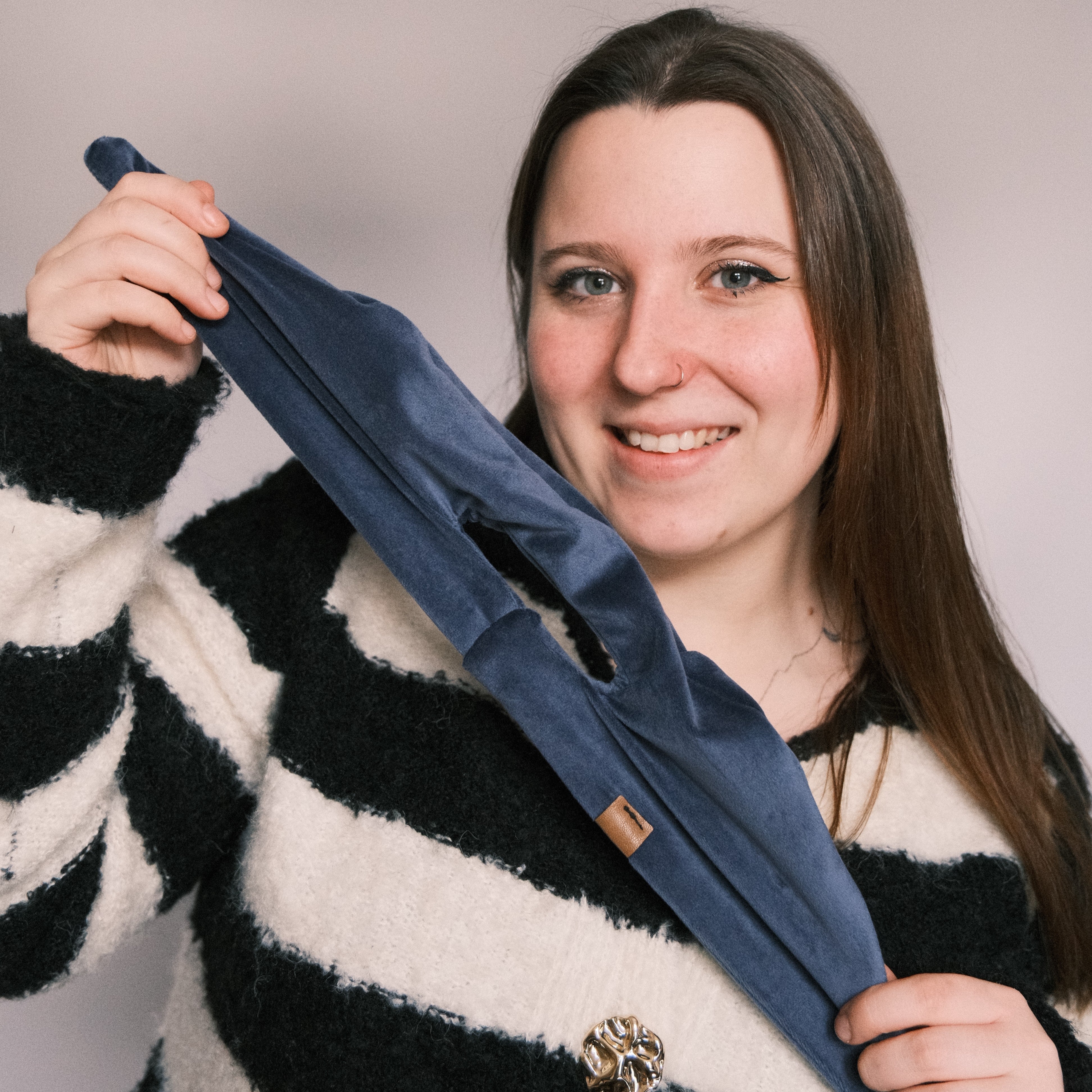 Dutti - Samt Indigo Blau