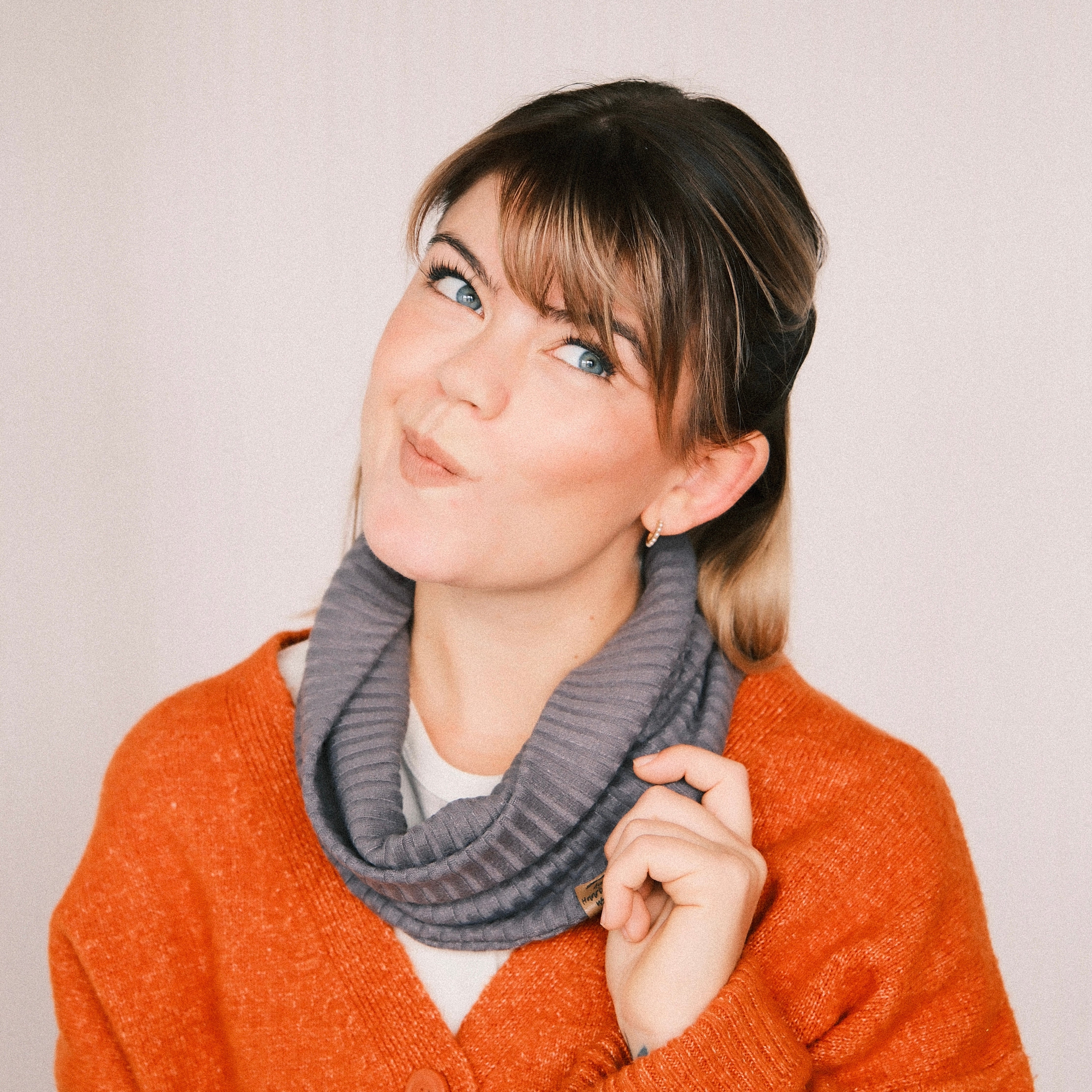 Loop - Grobstrick Dunkelgrau