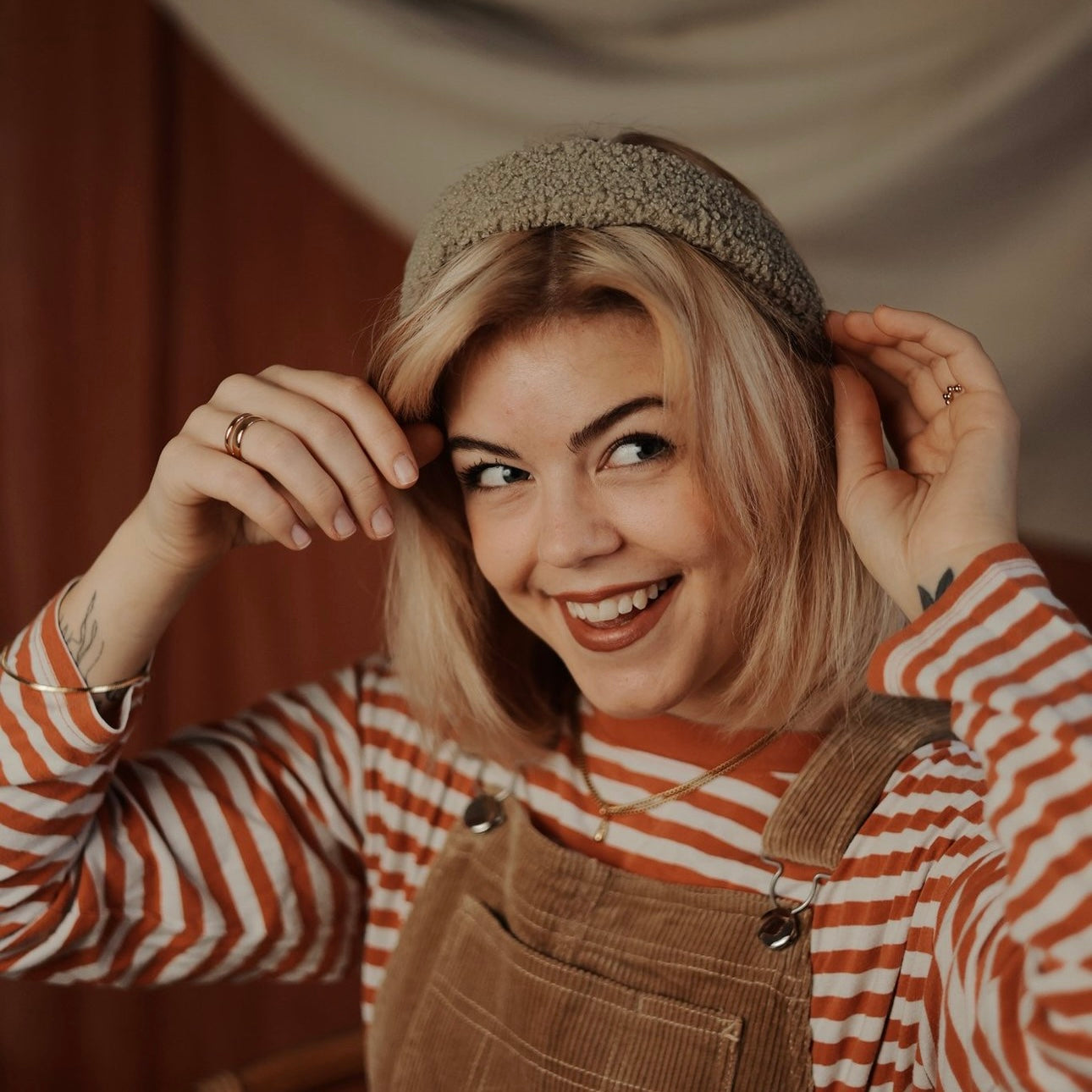 Anne- Teddy Pistazie Haarreif