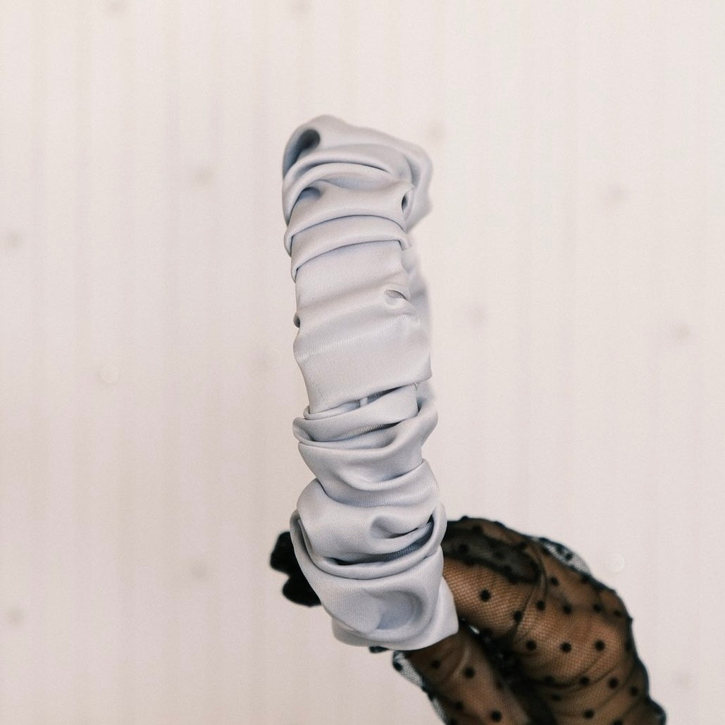 Ronja - Wedding Hellblau - Haarreif gerafft