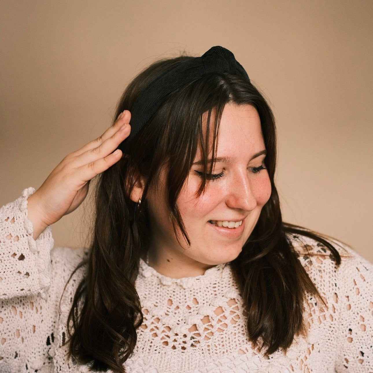 Milla - schwarz KNOTEN Haarreif