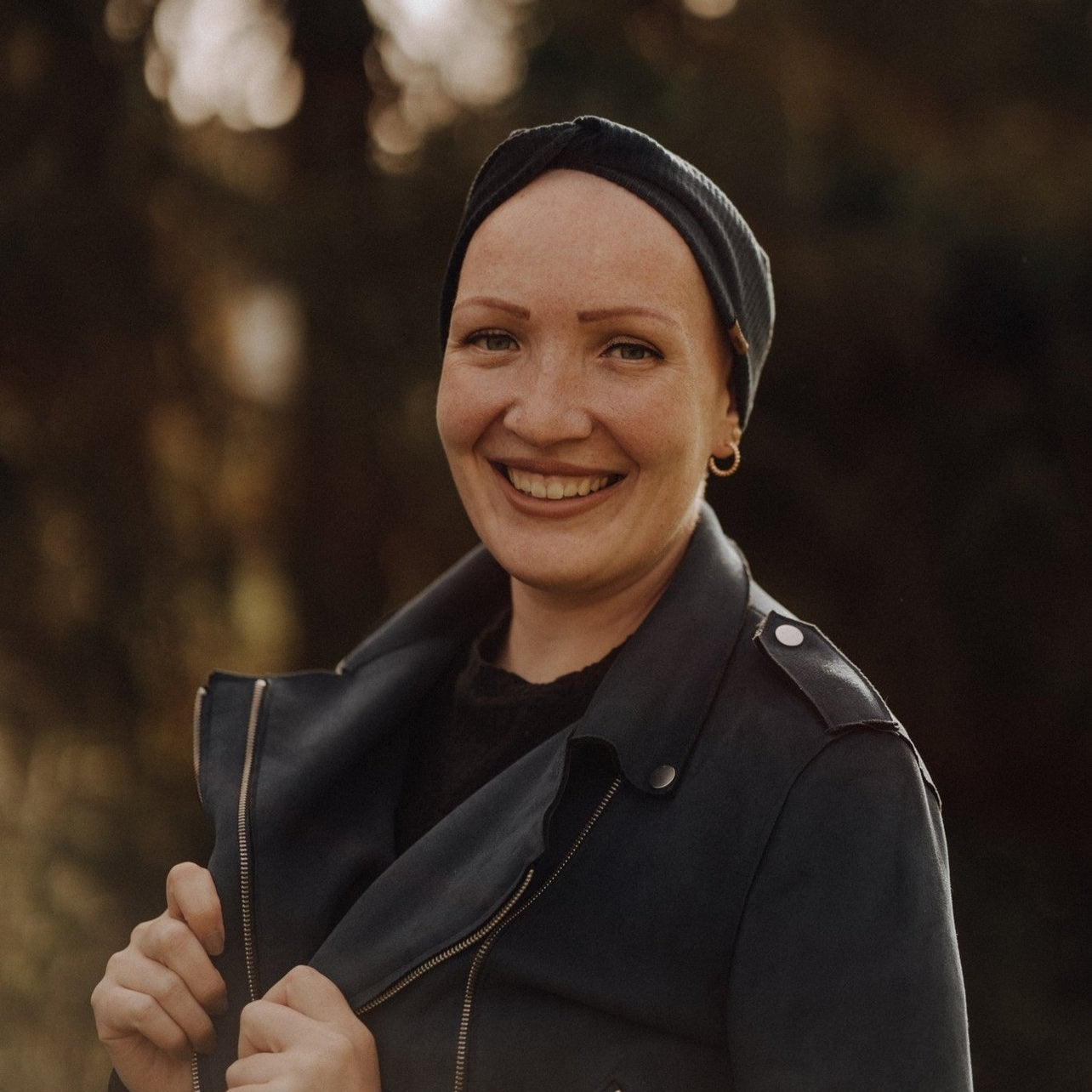 Haarband Basic Cord dunkelgrau