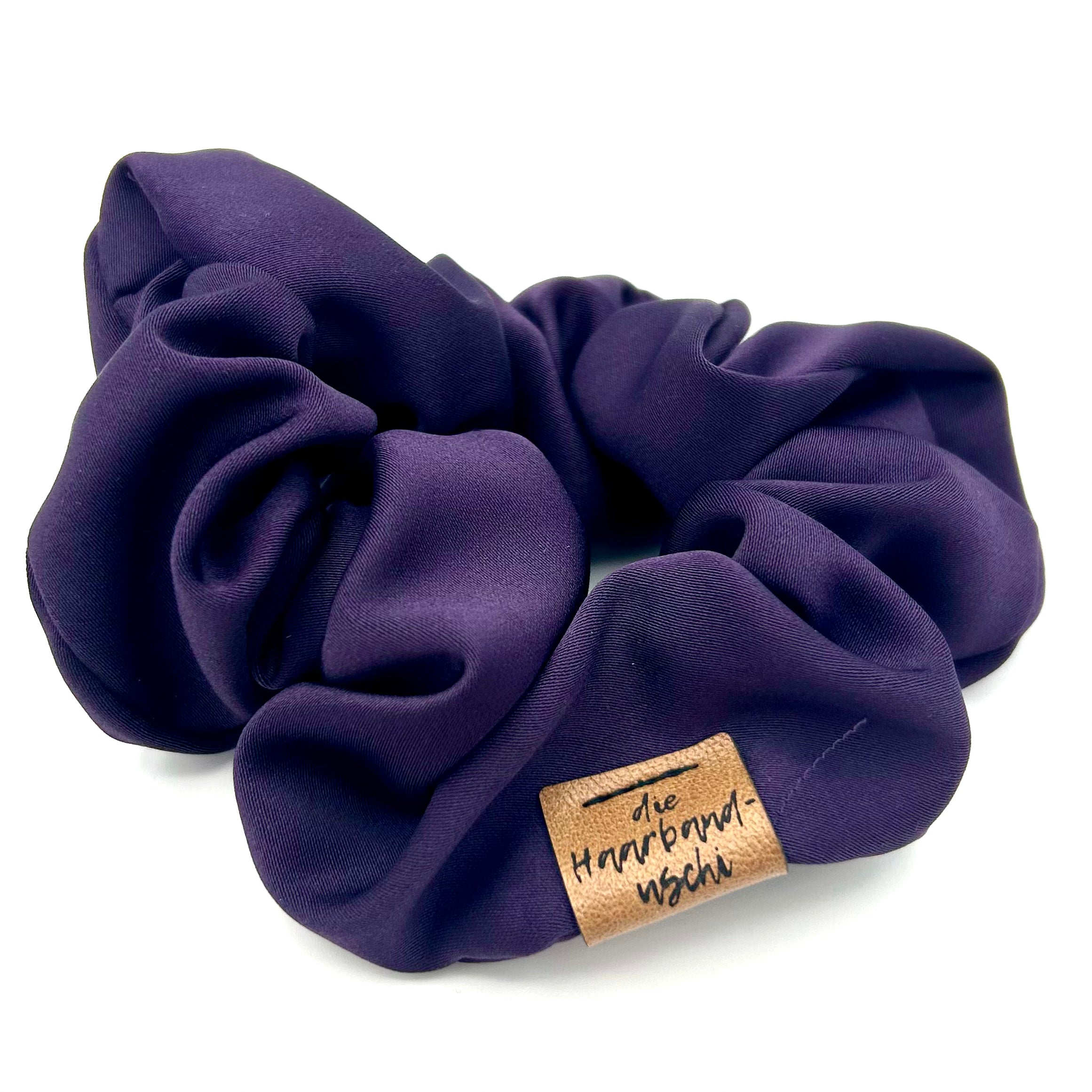Scrunchie Satin Mitternachtsviolette