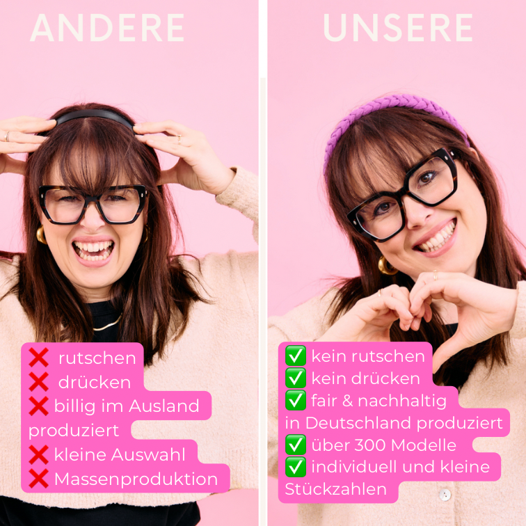 Elli - schwarz KNOTEN Haarreif