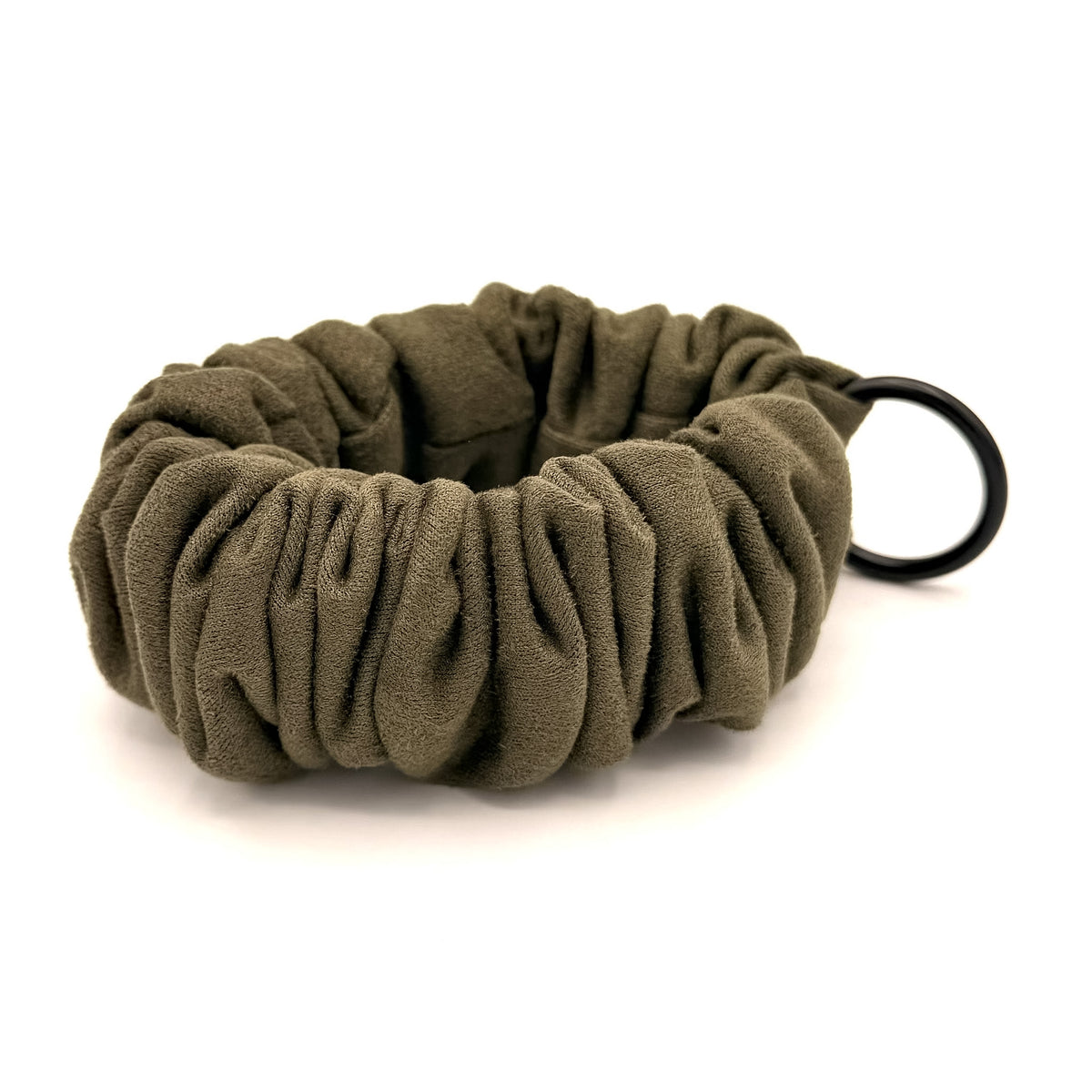 Handyscrunchie – Veganes Wildleder Khaki