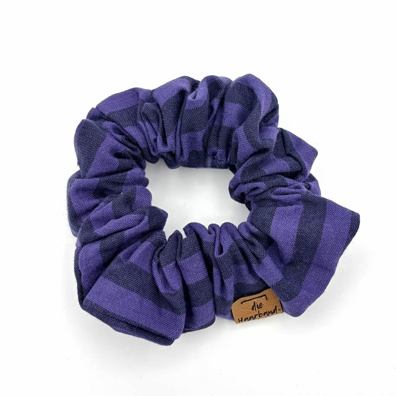 Scrunchie – Veilchenstreifen