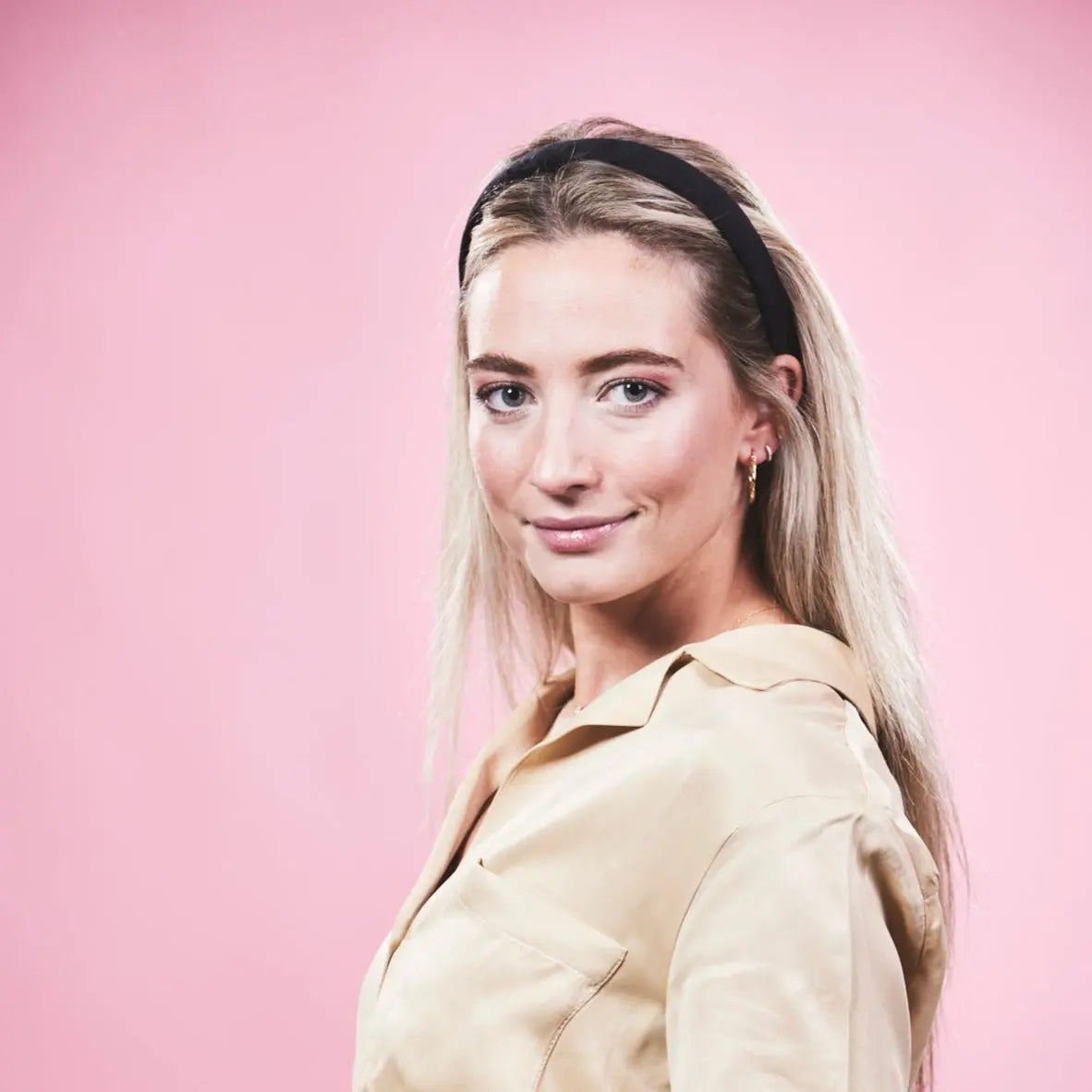 Anna schwarz Samt Haarreif