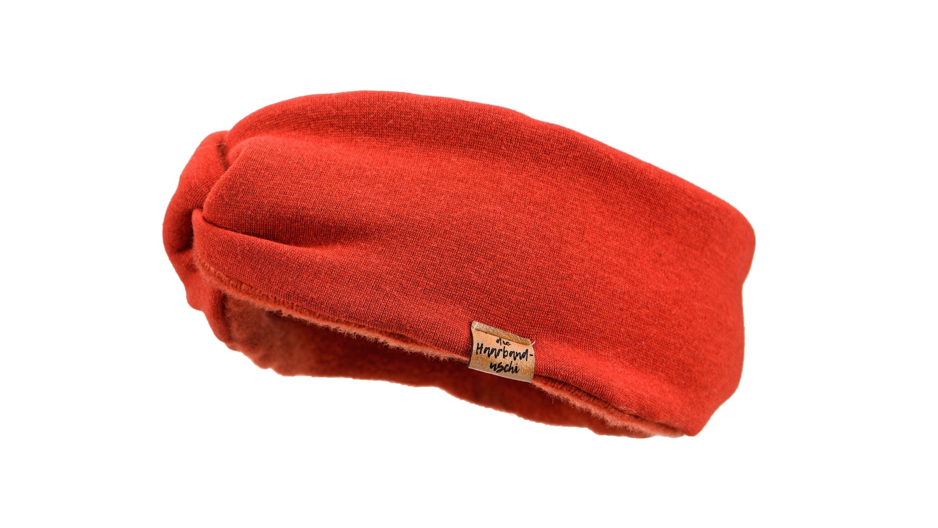 Stirnband Basic gefüttert Rost